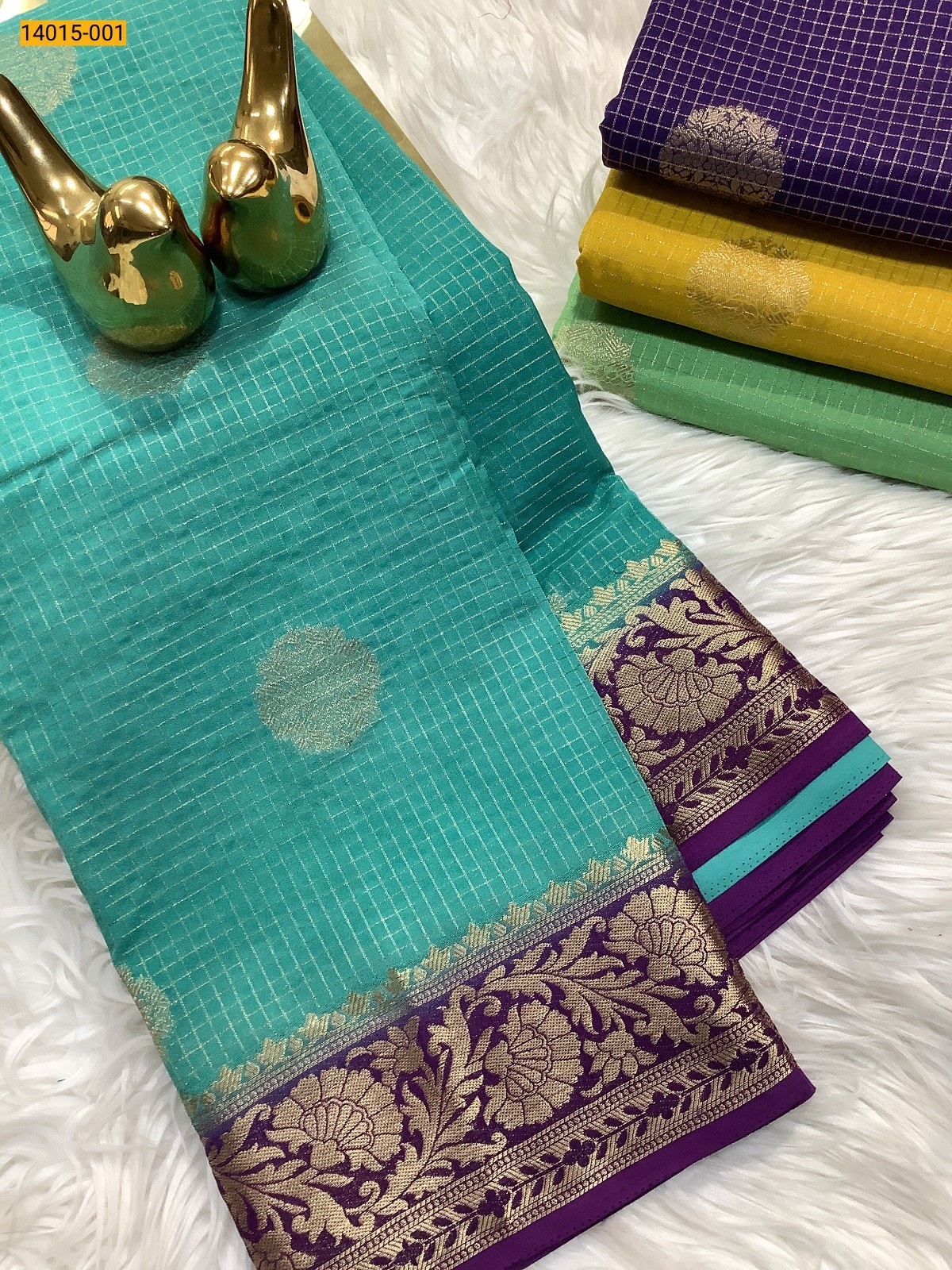 Green Mysore Fancy Silk Saree