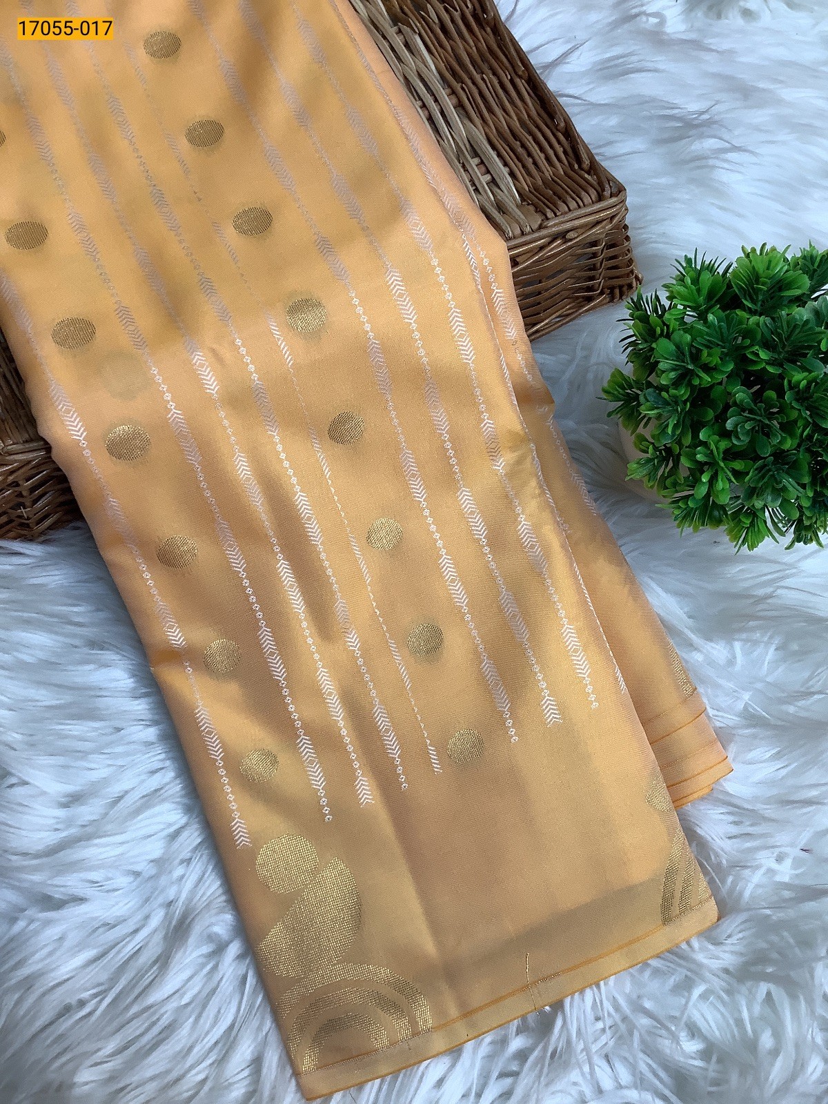 Mustard Yellow Kanjivuram silk saree