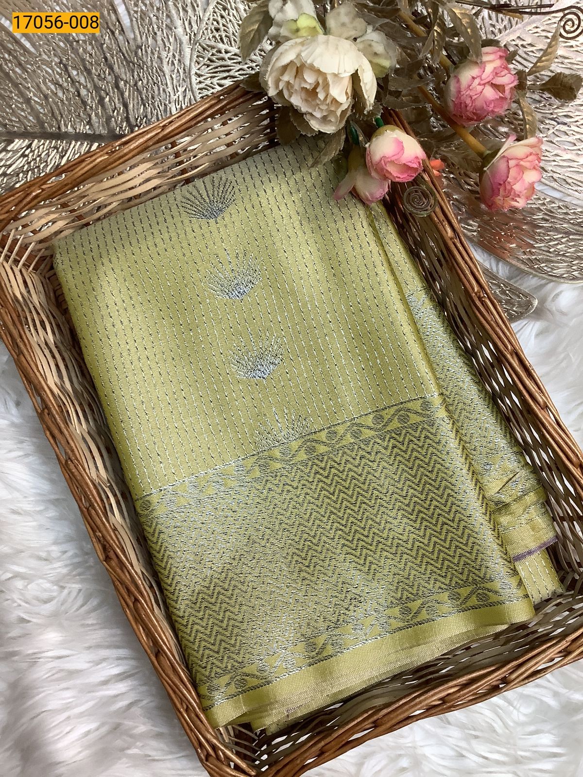 Yellow Kanjivuram silk sarees