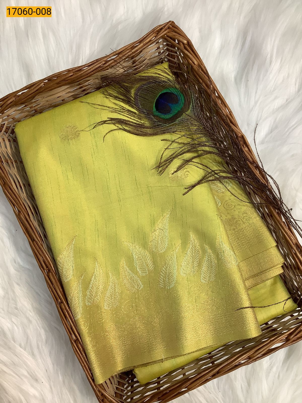 Light Green Kanjivaram Slub Silk sarees