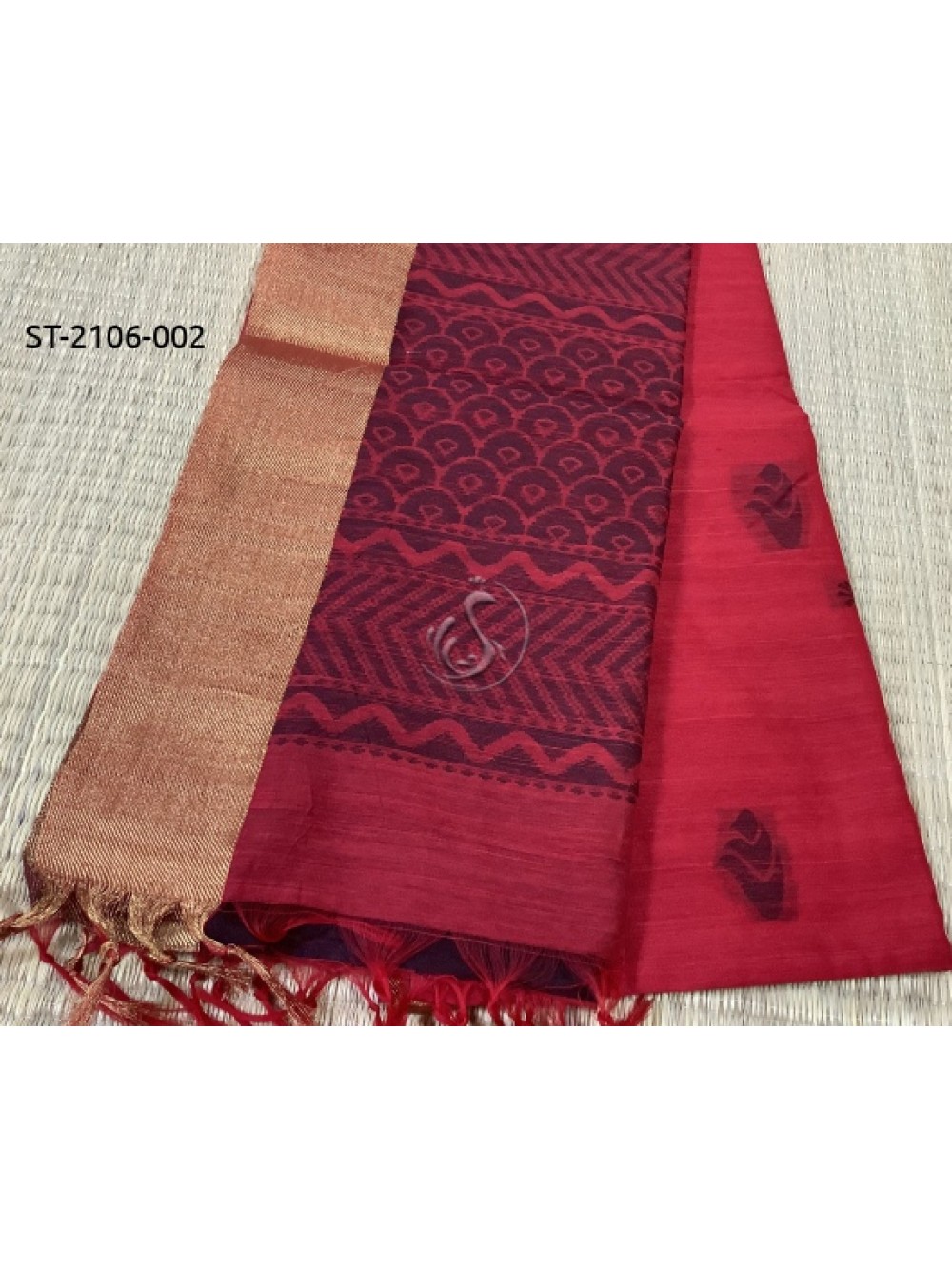 Silk mercerized cotton saree