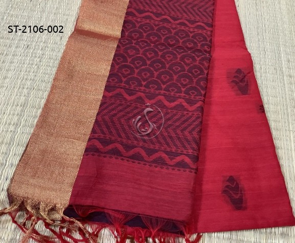 Silk mercerized cotton saree