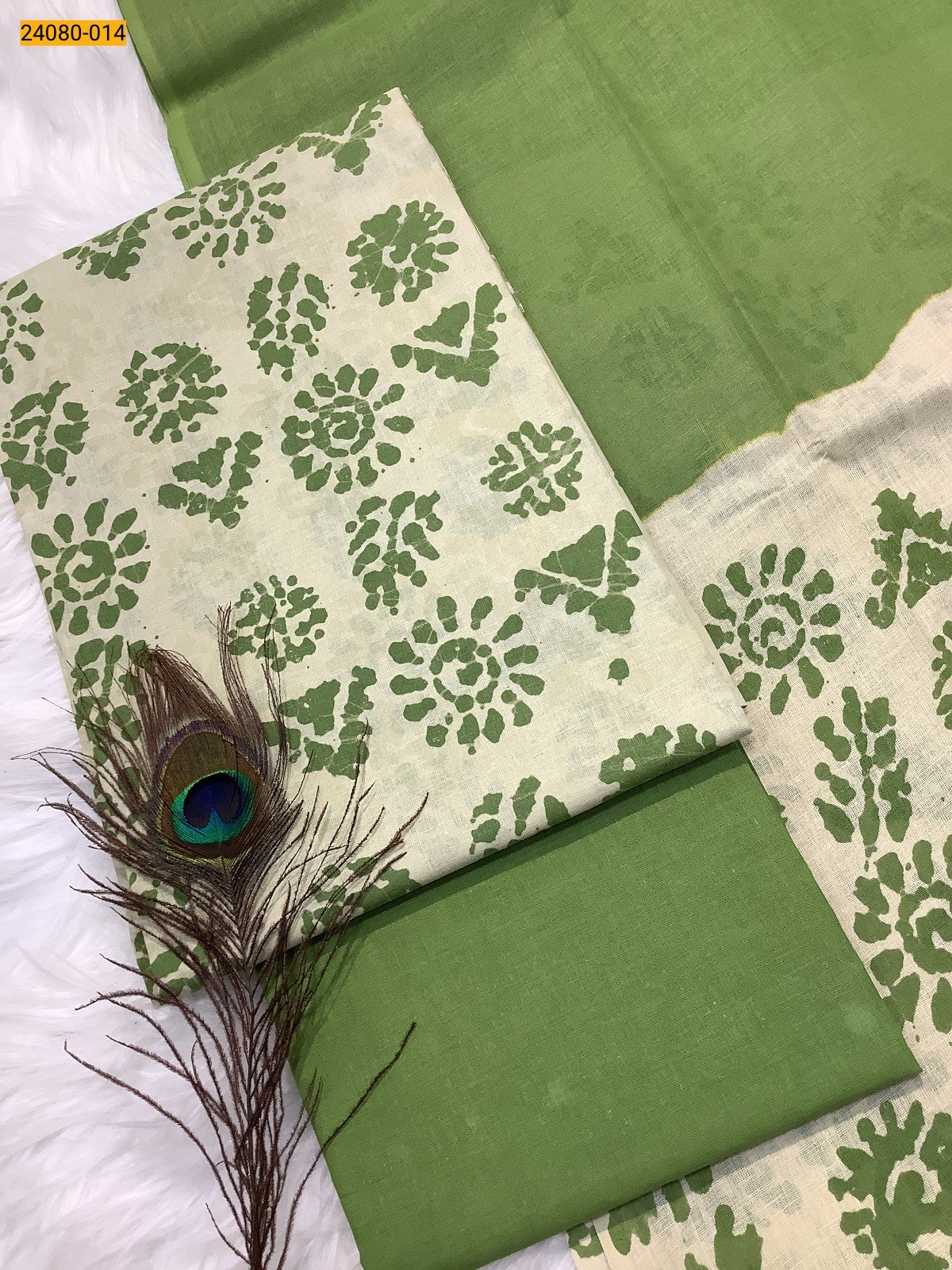 Mint Green Unstitched Salwar Suit Material