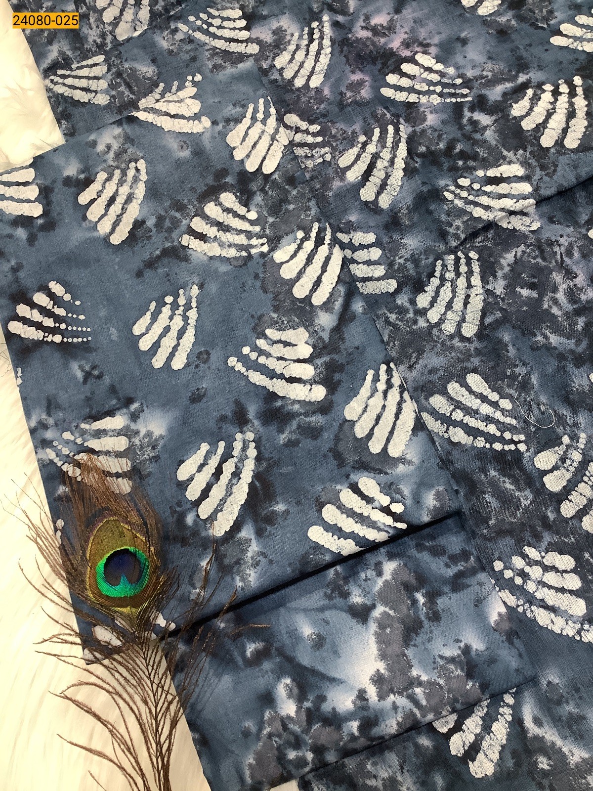 Gray Unstitched Salwar Suit Material