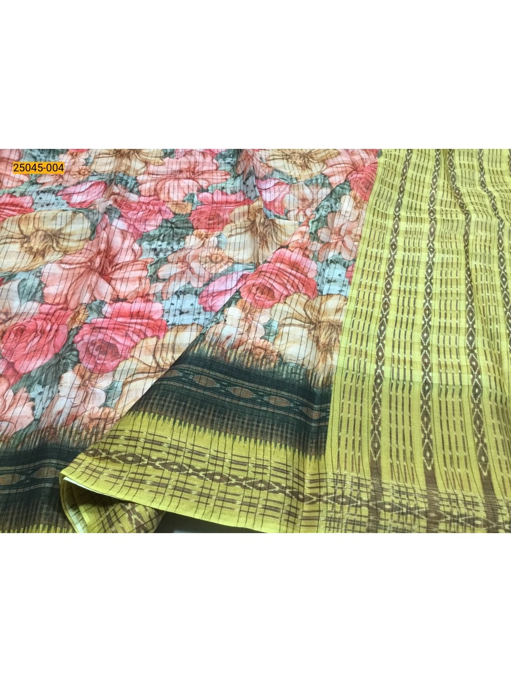 Multicolor Digital Brasso Fancy Linen Silk Saree Multicolor Digital Brasso Fancy Linen Silk Saree