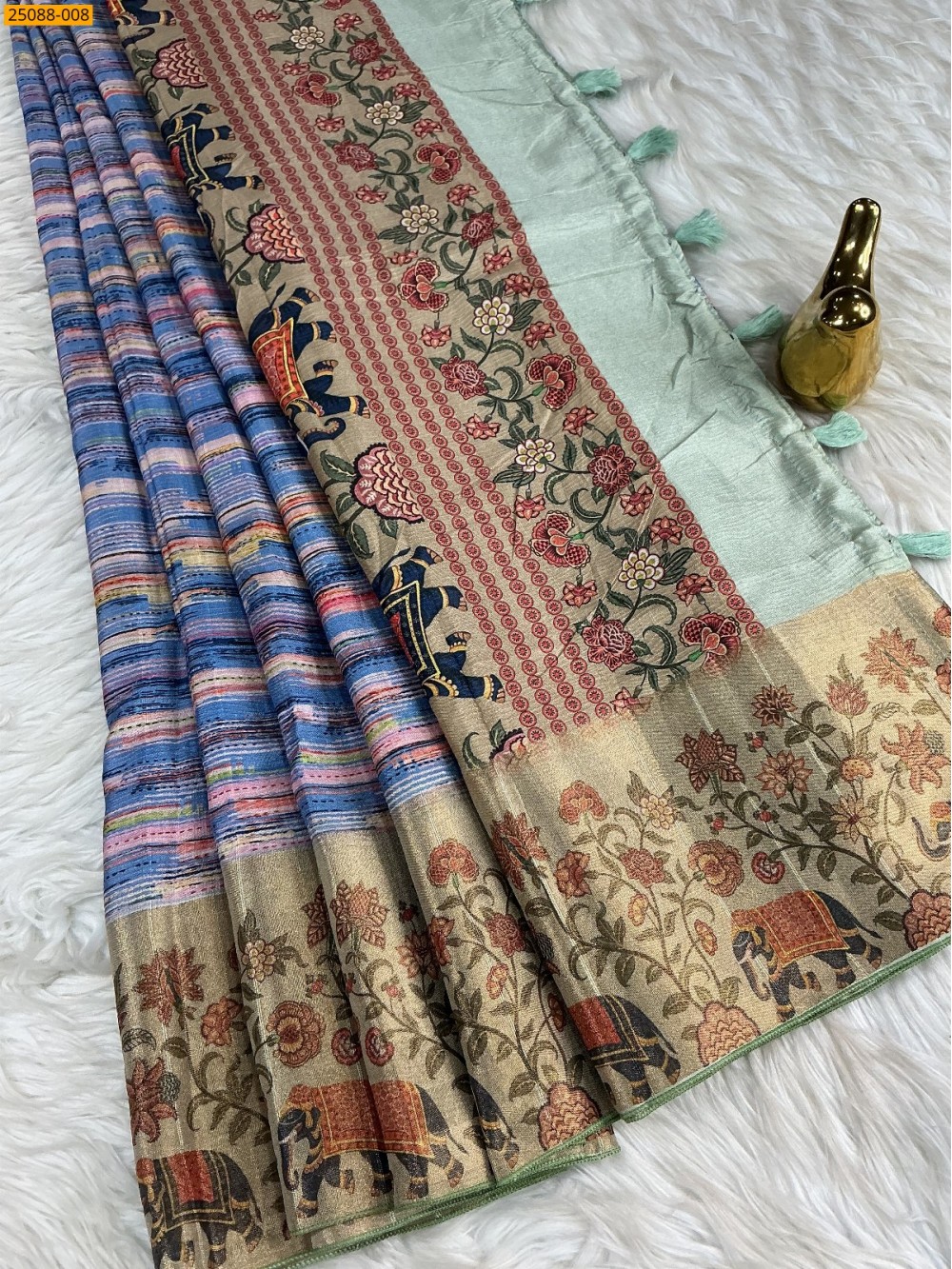 Fancy Crush Silk Saree