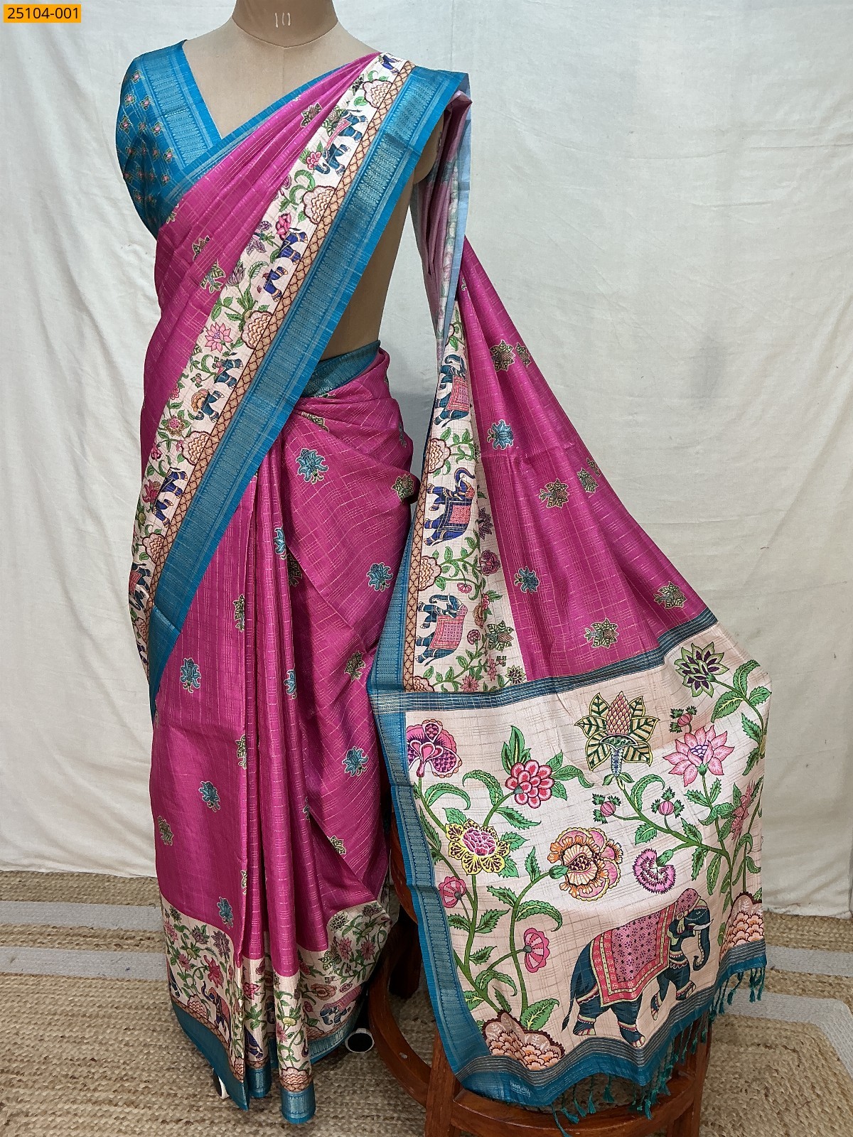 Pink Fancy Bhavya Silk saree