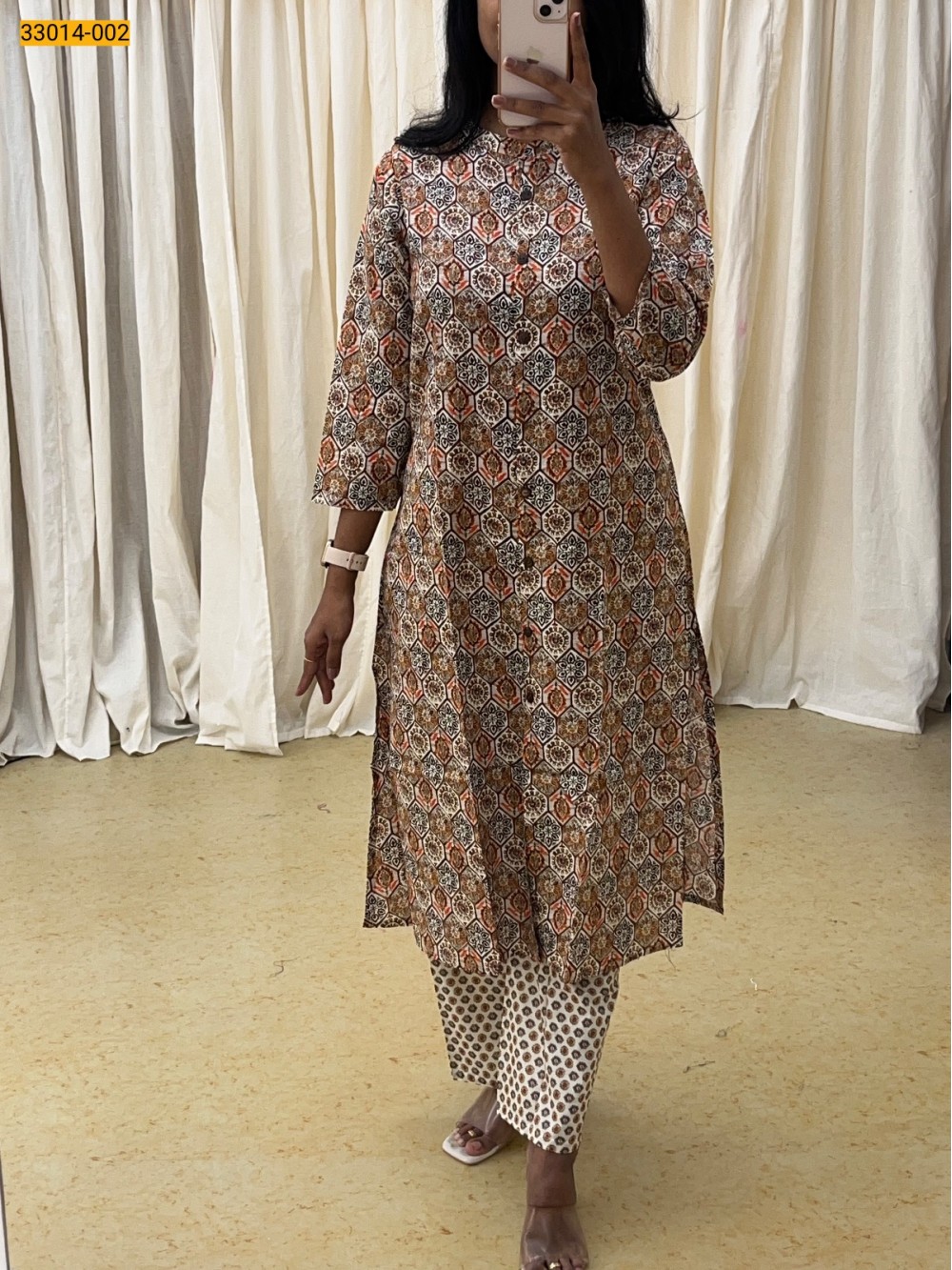 Multi Rayon Cotton Printed Coord Set Multi Rayon Cotton Printed Coord Set