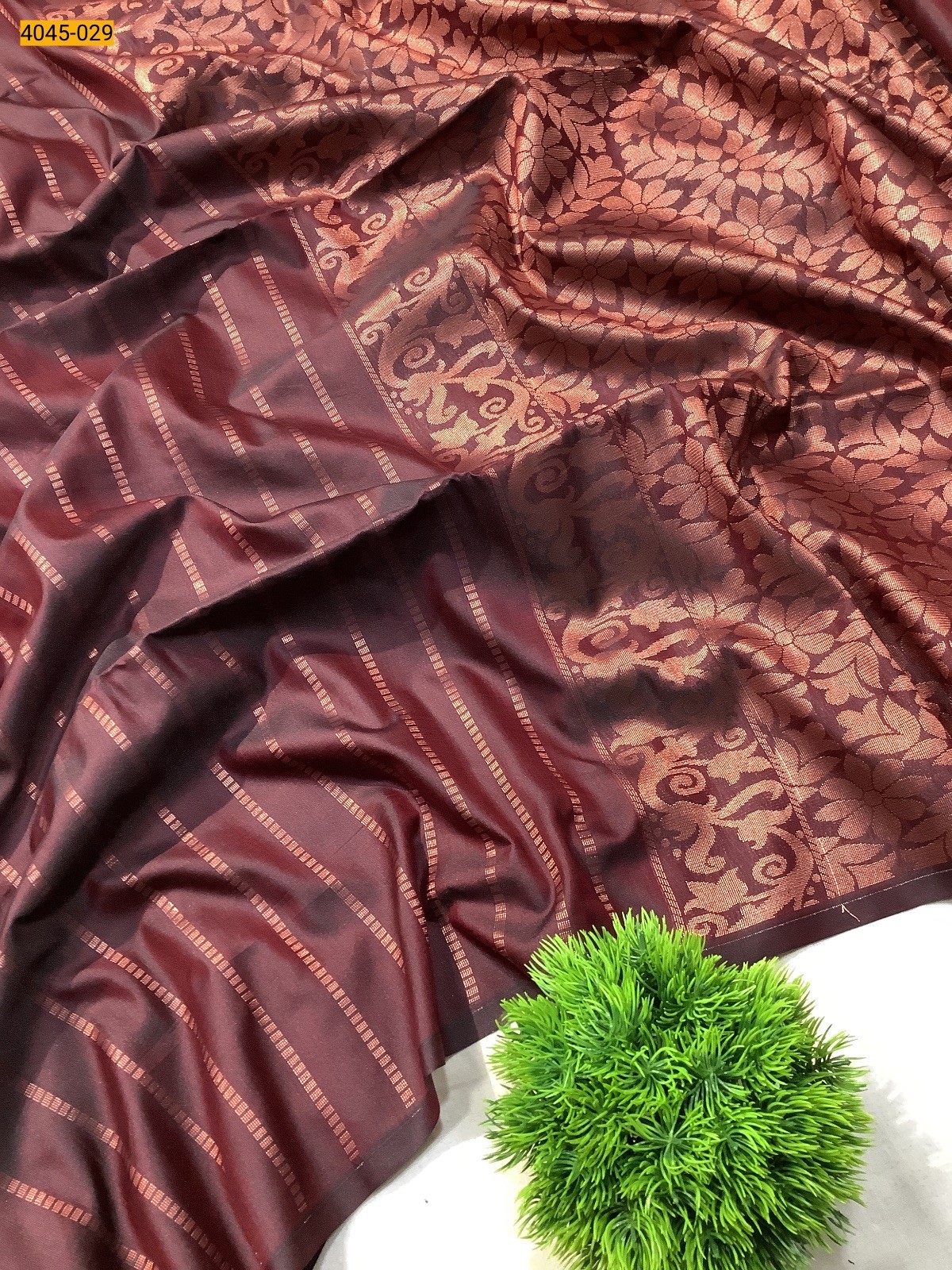 Maroon Soft Silk Saree