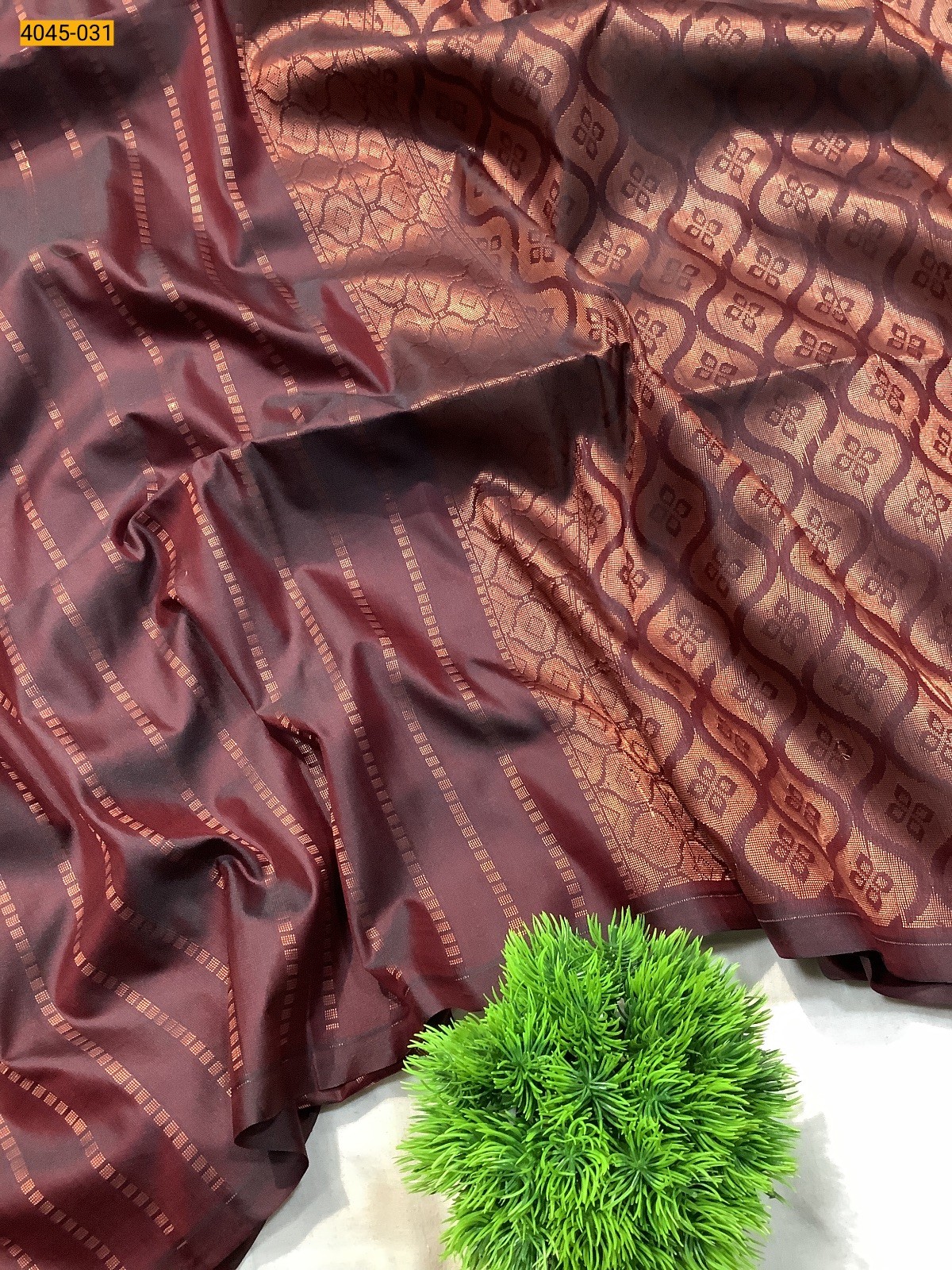 Maroon Soft Silk Saree