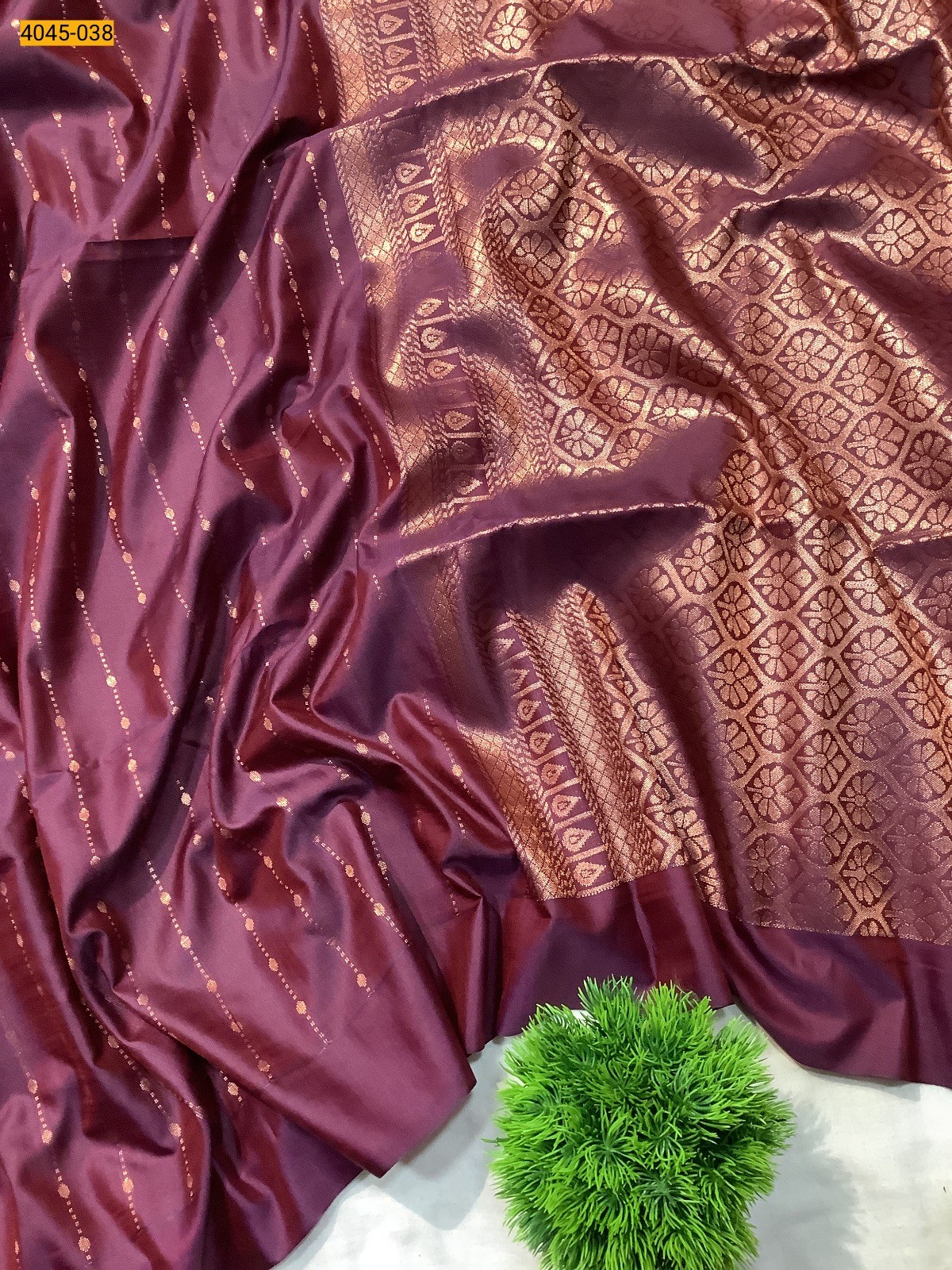 Maroon Soft Silk Saree