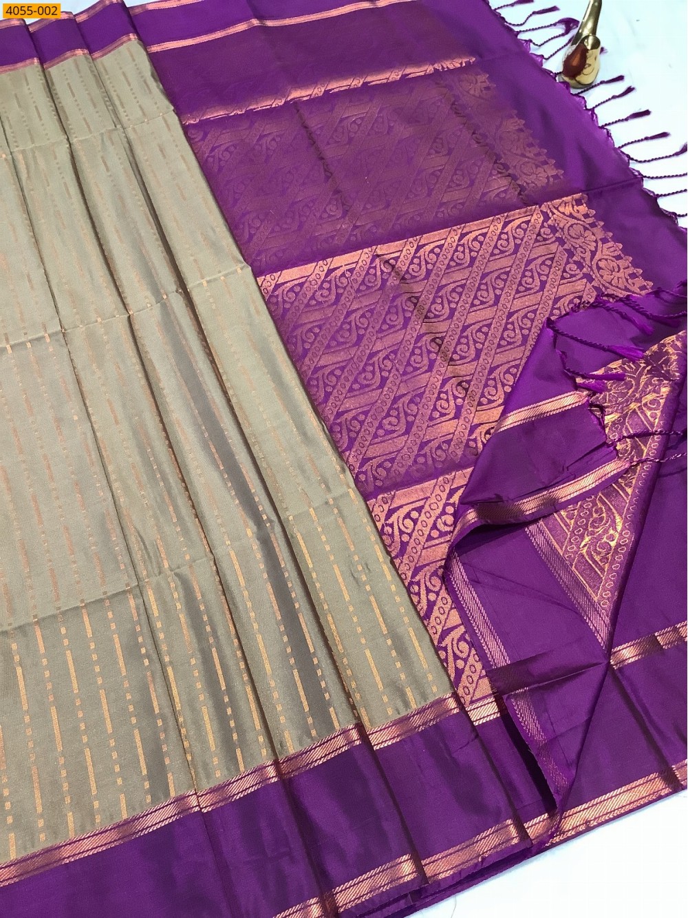 Brown Kanjivaram Soft Silk Saree Brown Kanjivaram Soft Silk Saree
