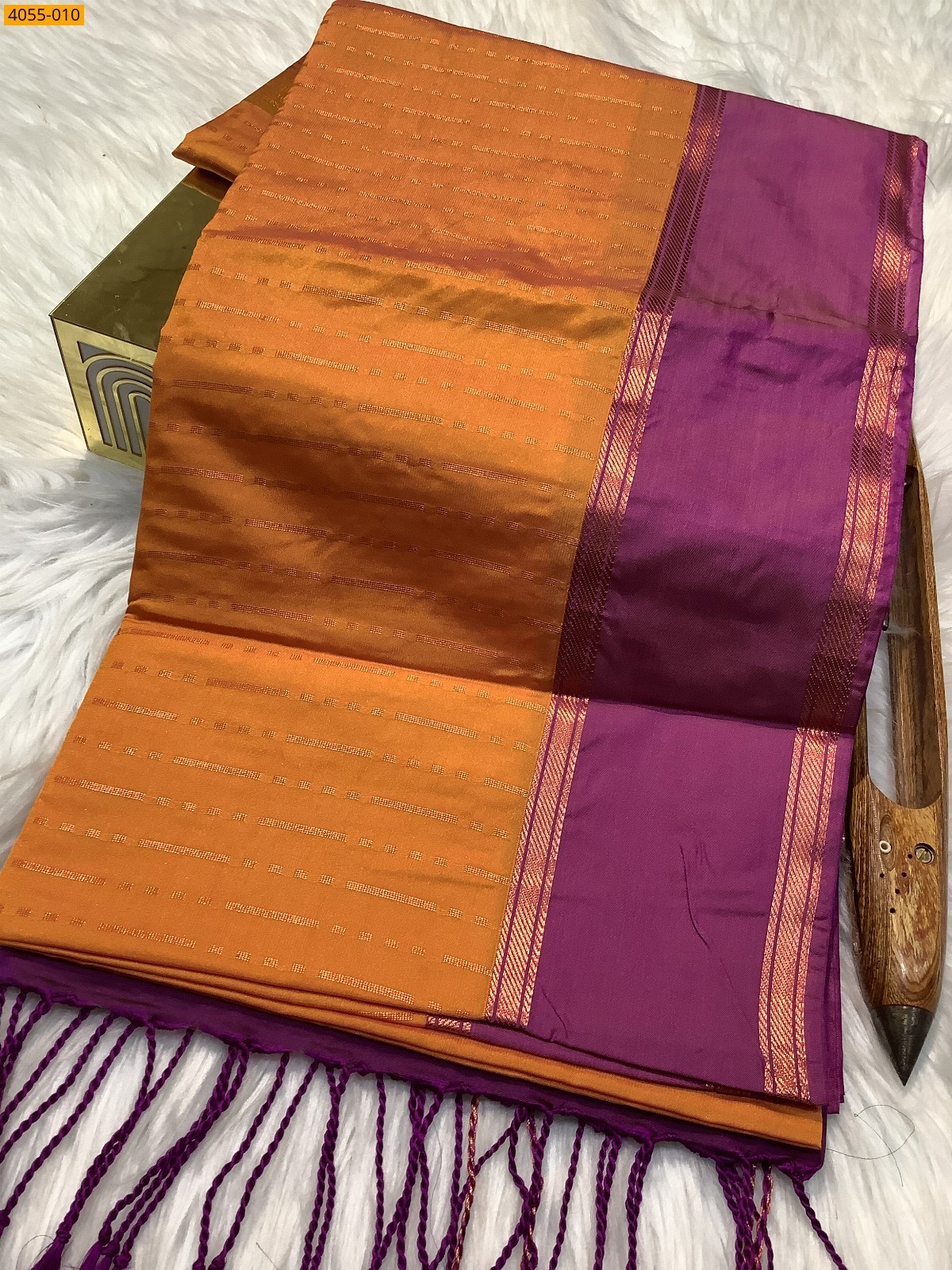 Yellow Kanjivaram Soft Silk Saree