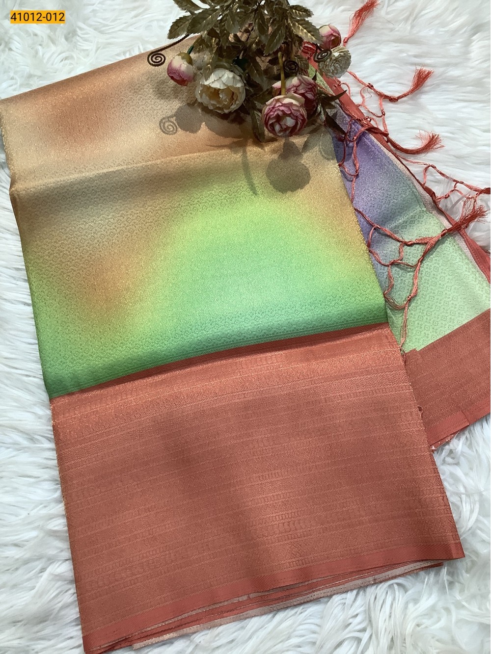 Multi Color Digital Print Banarasi Soft Silk Saree Multi Color Digital Print Banarasi Soft Silk Saree