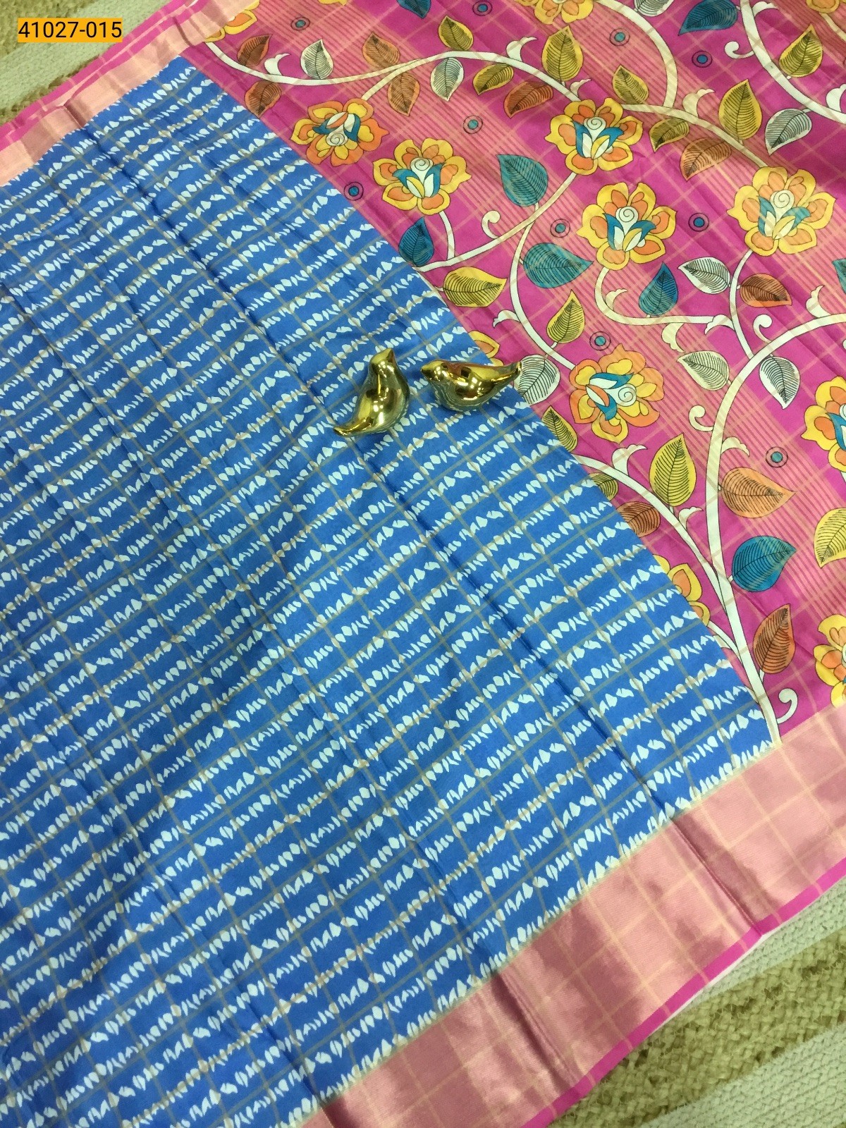 Blue Dola soft silk sarees