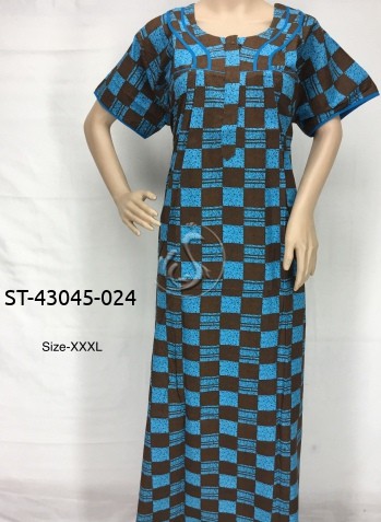 Jaipur soft cotton nighty-size XXXL