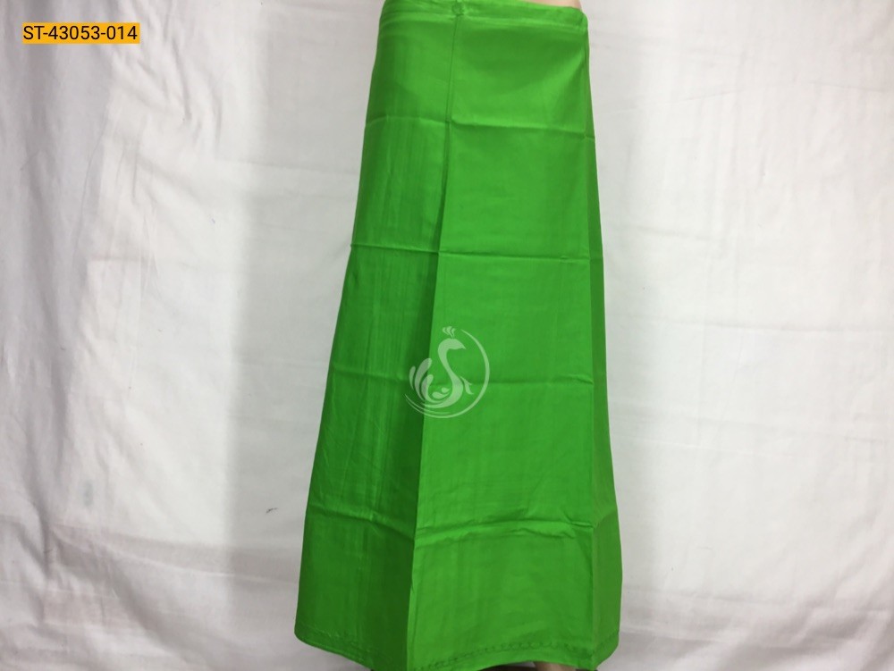 Light Green Hansa Cotton Inskirt 8 Part