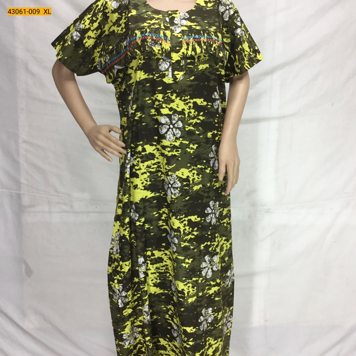 Golden Feeding Cotton Printed Nighty-XL