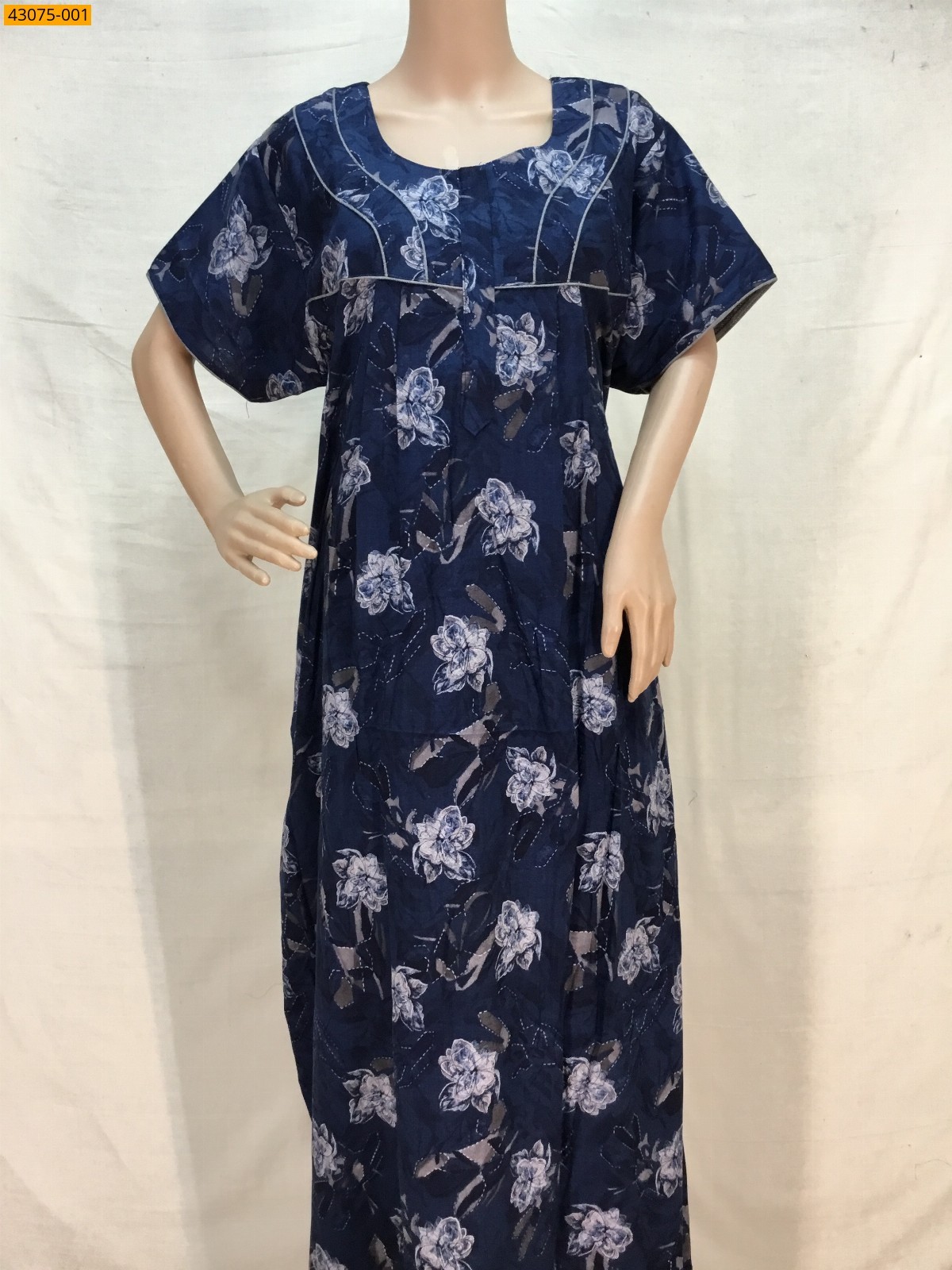 Navy Premium Alphine Regular Fit Nighty