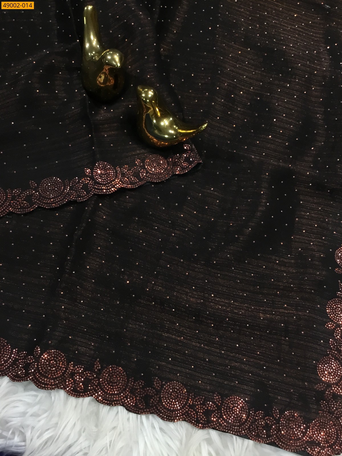 Brown Jimmy Choo Sarees