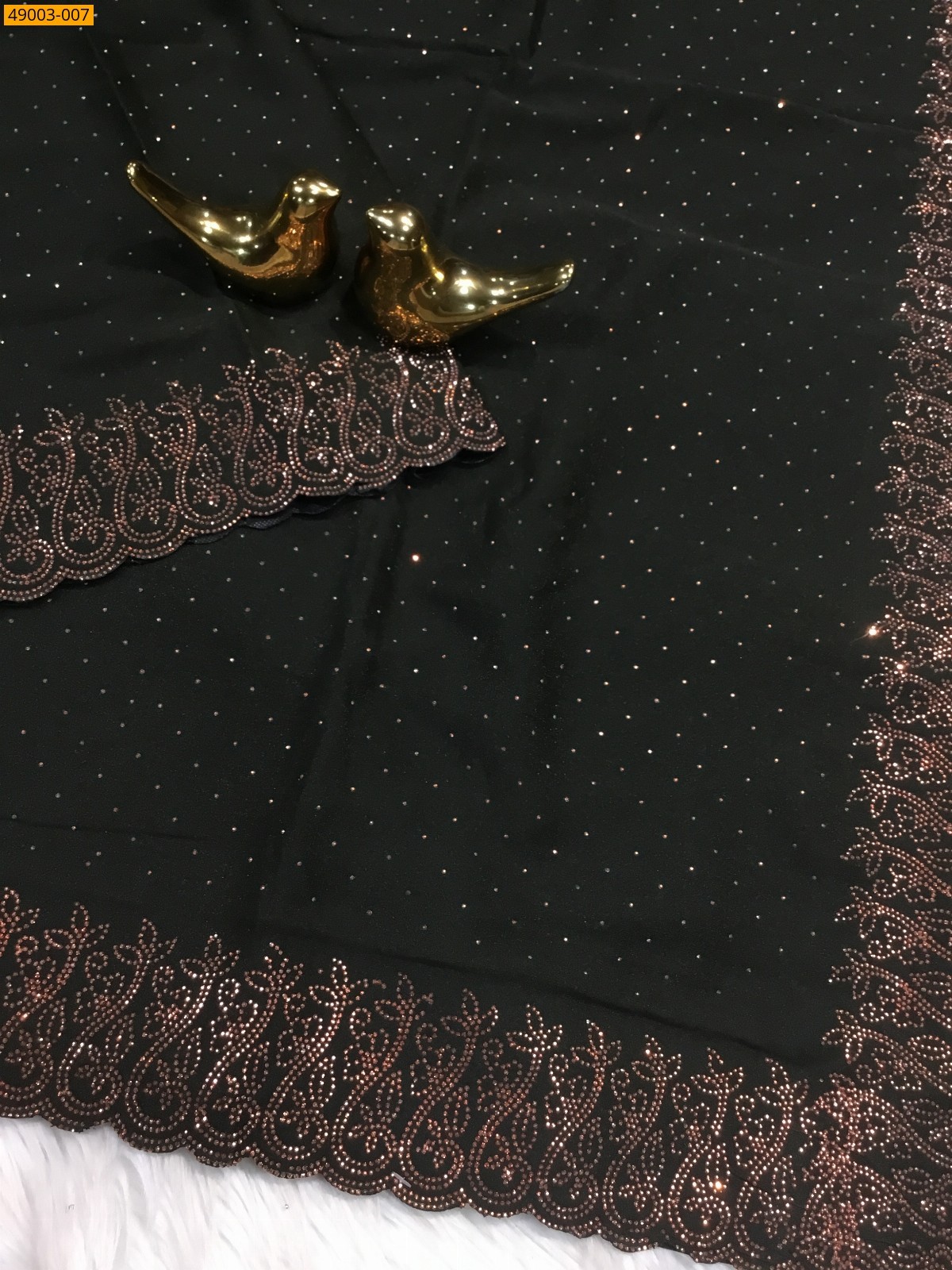 Green Jimmy choo sarees
