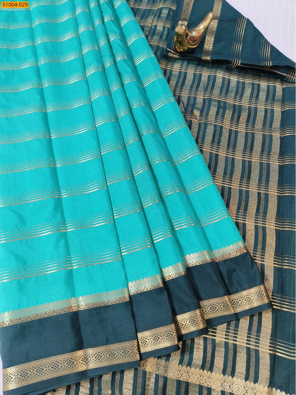 Light Green Mysore Crepe Silk Sarees Light Green Mysore Crepe Silk Sarees