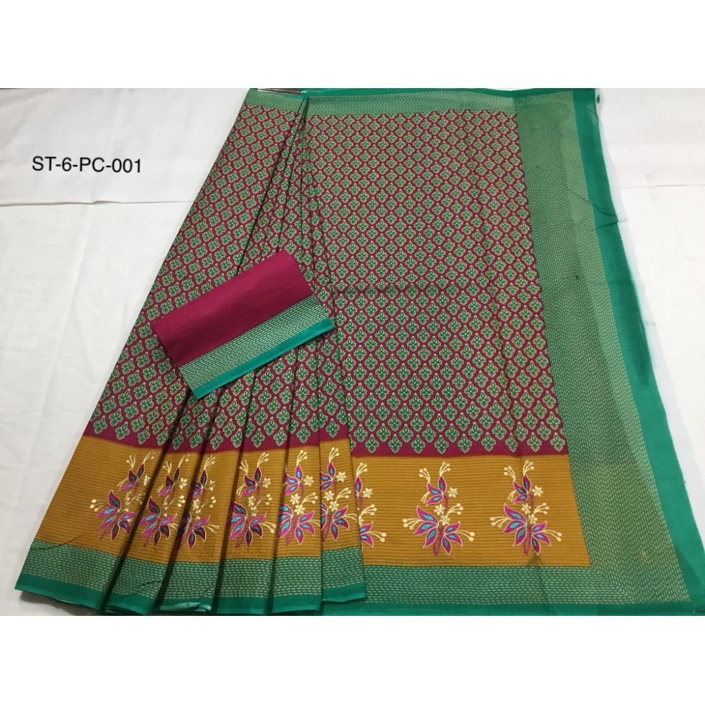 Pure cotton saree
