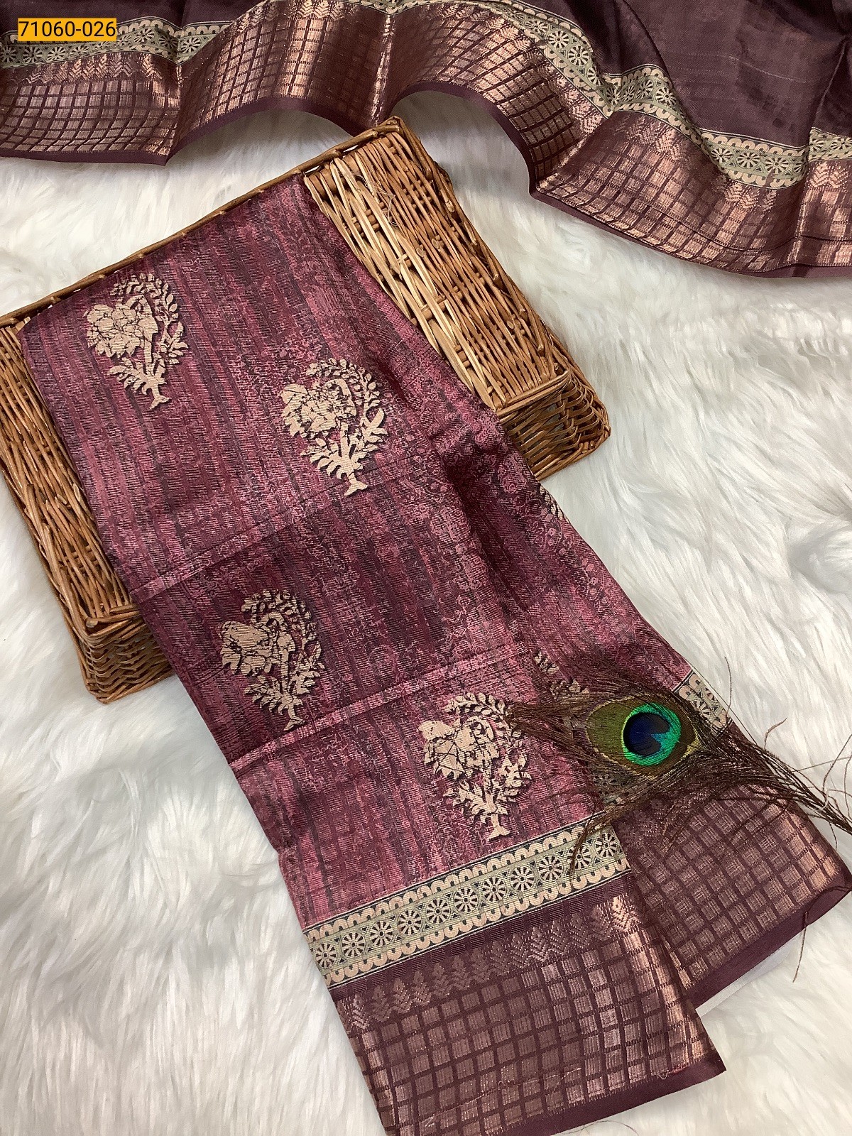 Onion Pink Chanderi fancy silk sarees Onion Pink Chanderi fancy silk sarees