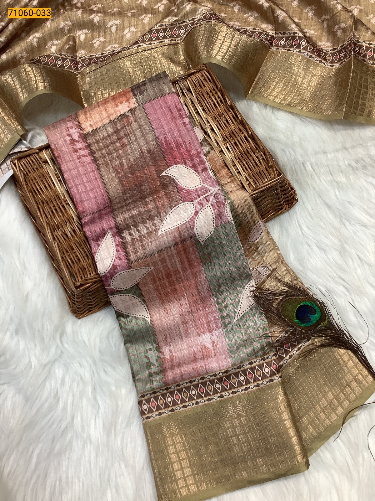 Multi Chanderi fancy silk sarees Multi Chanderi fancy silk sarees