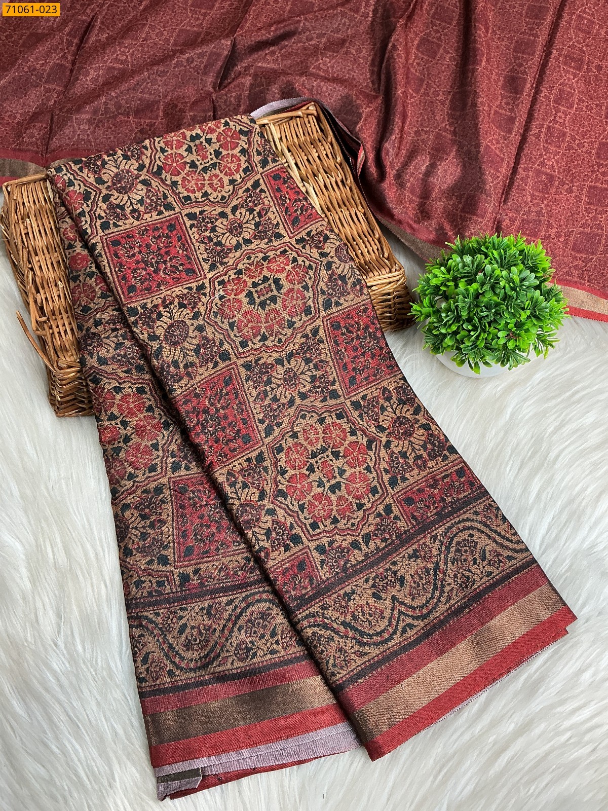 Multi Color Chanderi art silk sarees