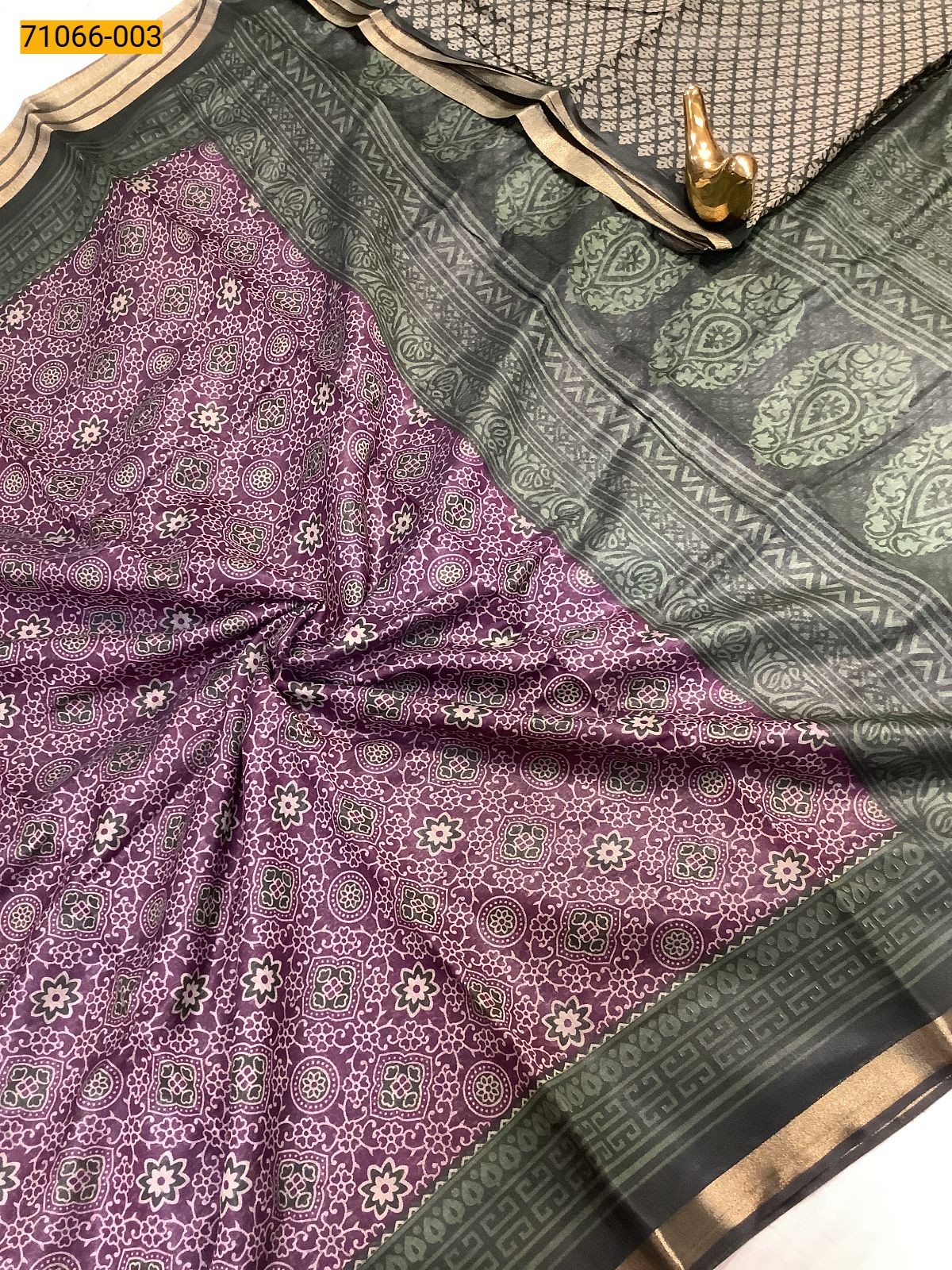Wine Chanderi fancy silk sarees