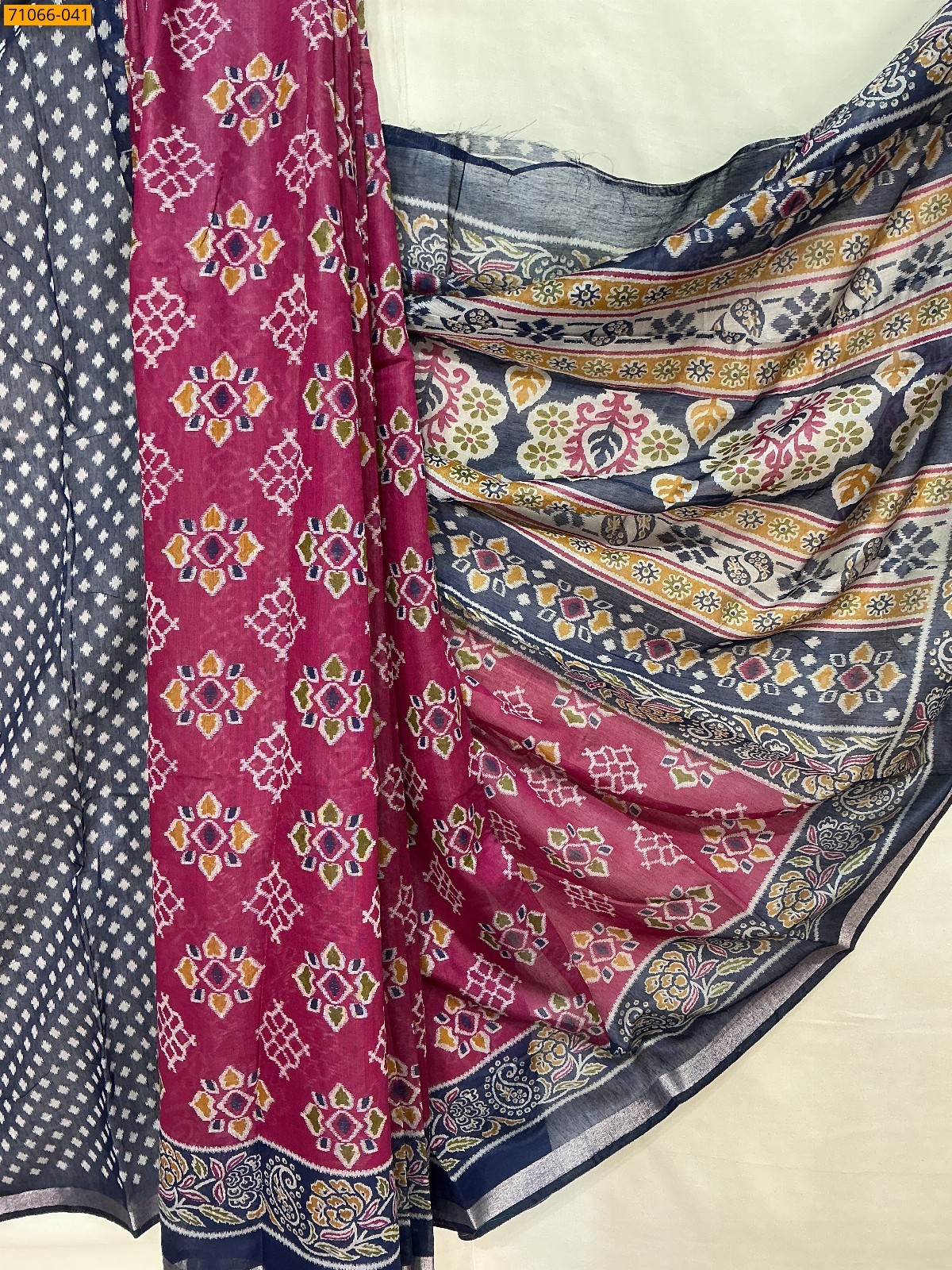 Pink Chanderi fancy silk sarees