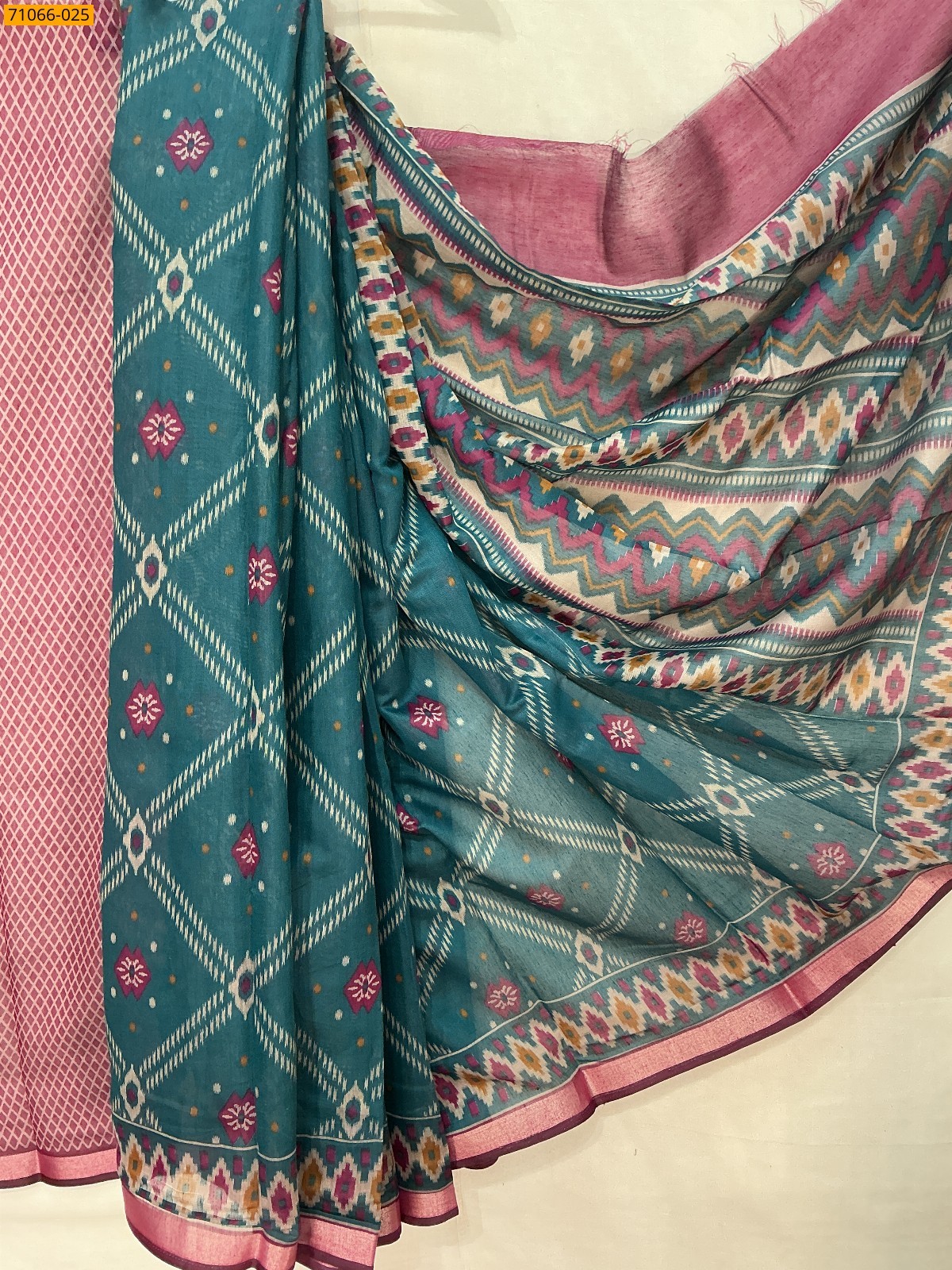 Blue Chanderi fancy silk sarees