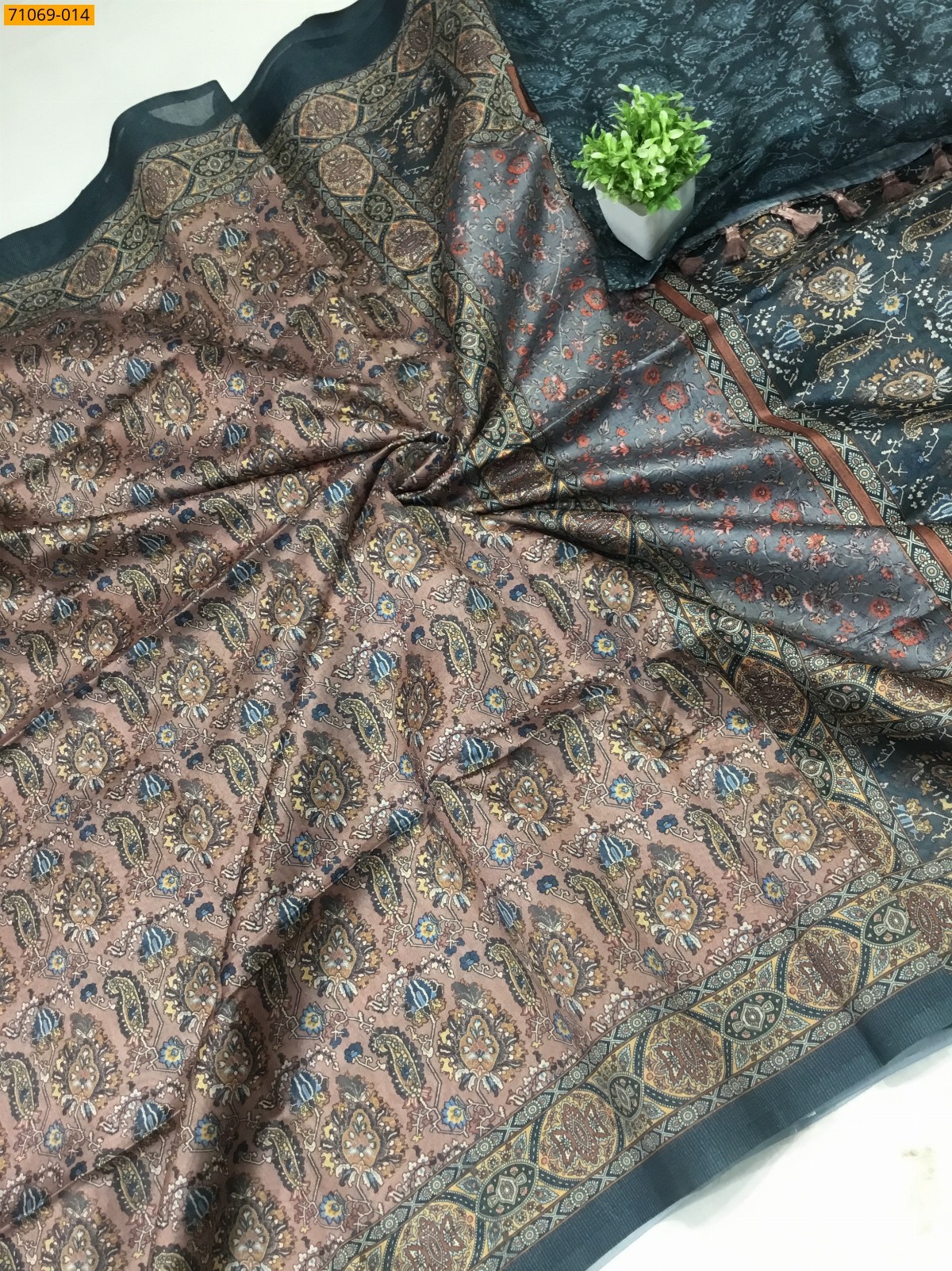 Peach Fancy rasleela silk sarees