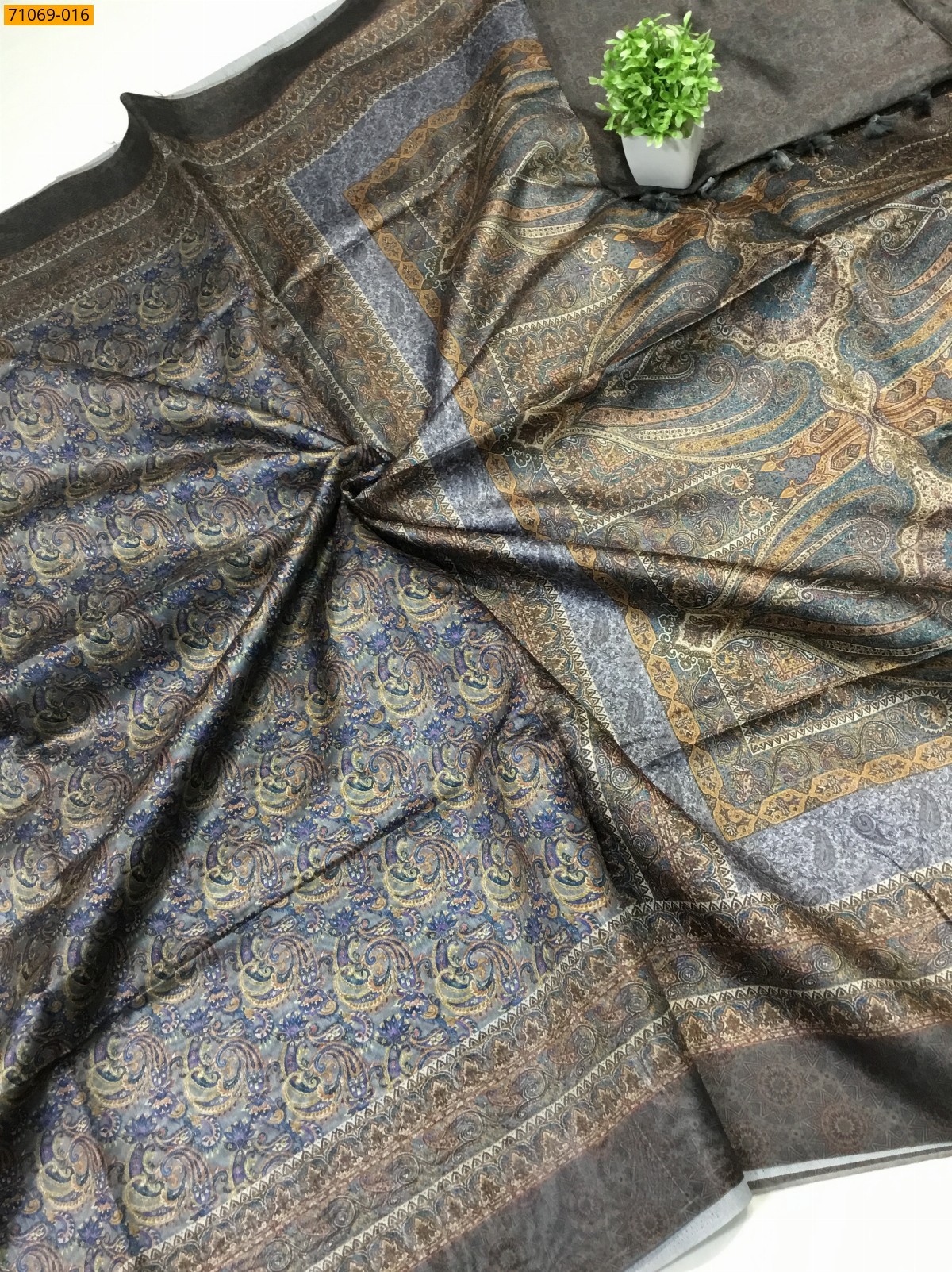 Gray Fancy rasleela silk sarees