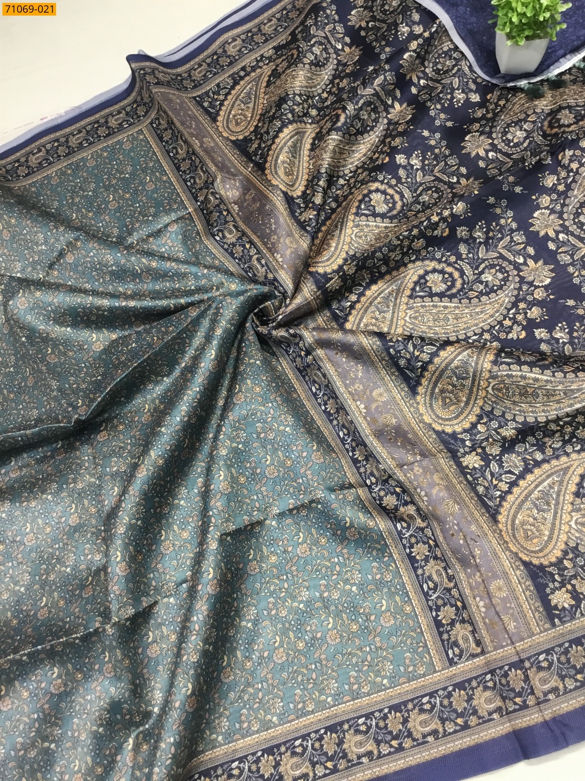 Blue Fancy rasleela silk sarees