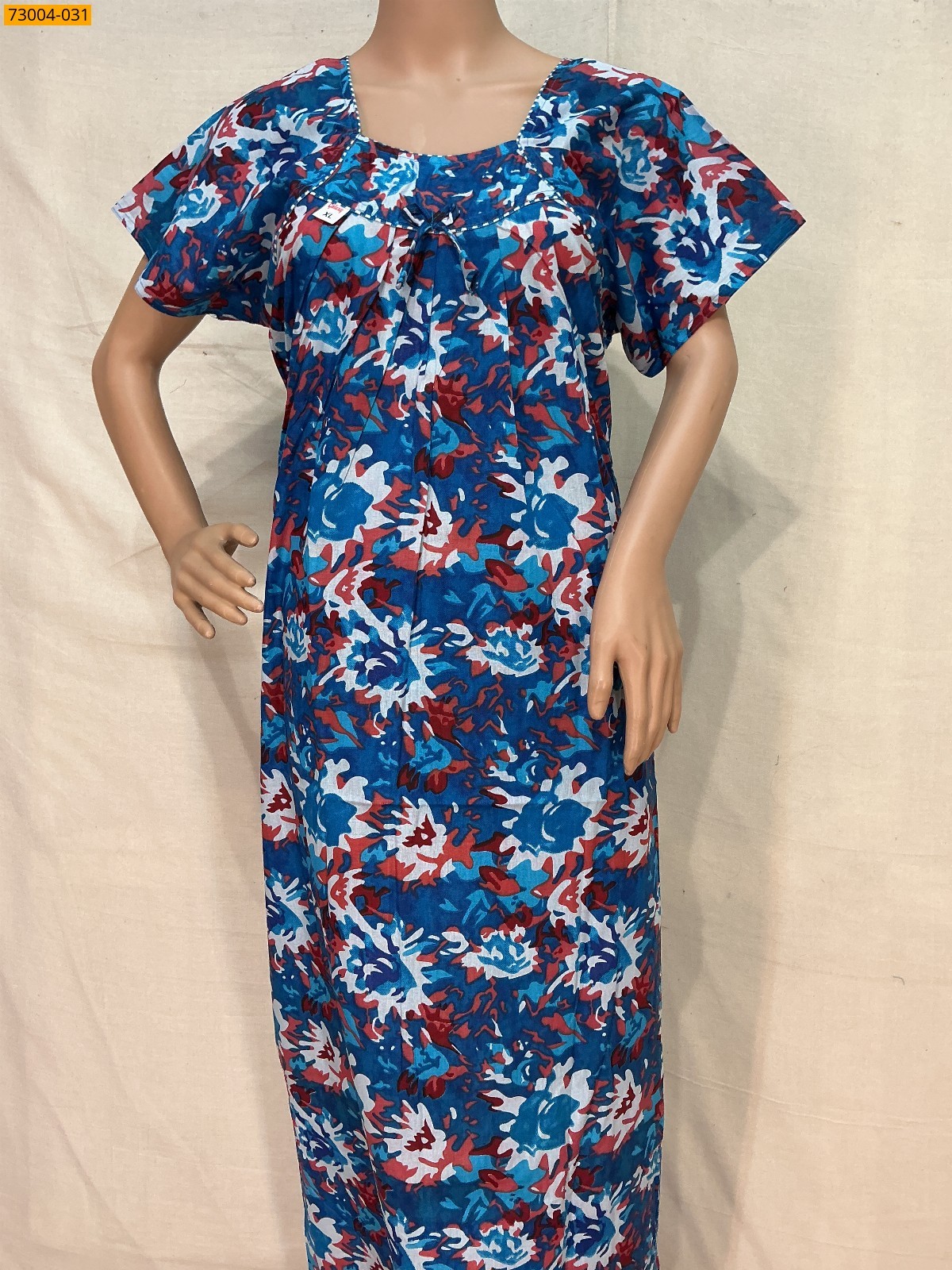 Multi Color Cotton Printed Galaxy Nighty