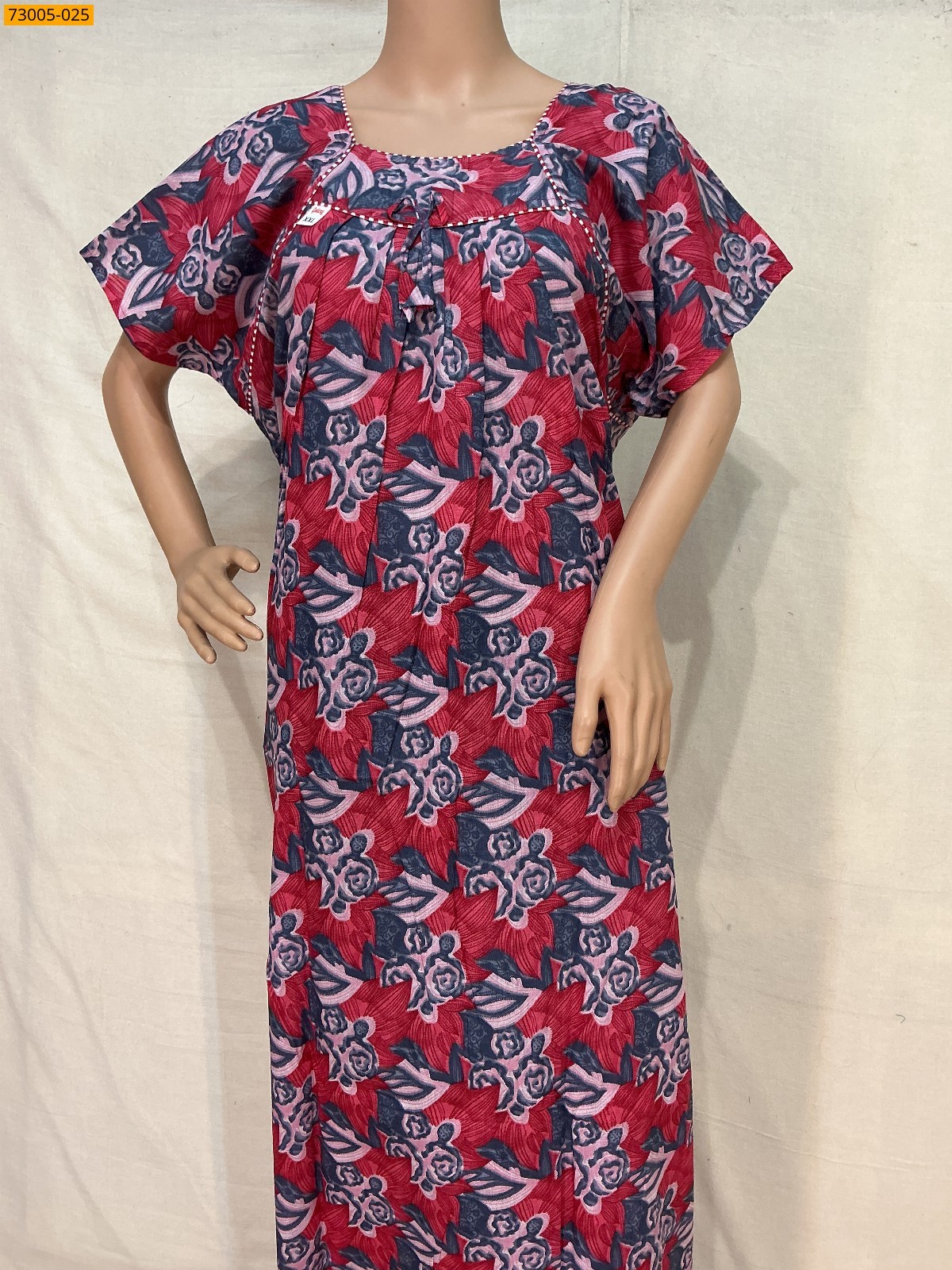 Multi Color Cotton Printed Galaxy Nighty