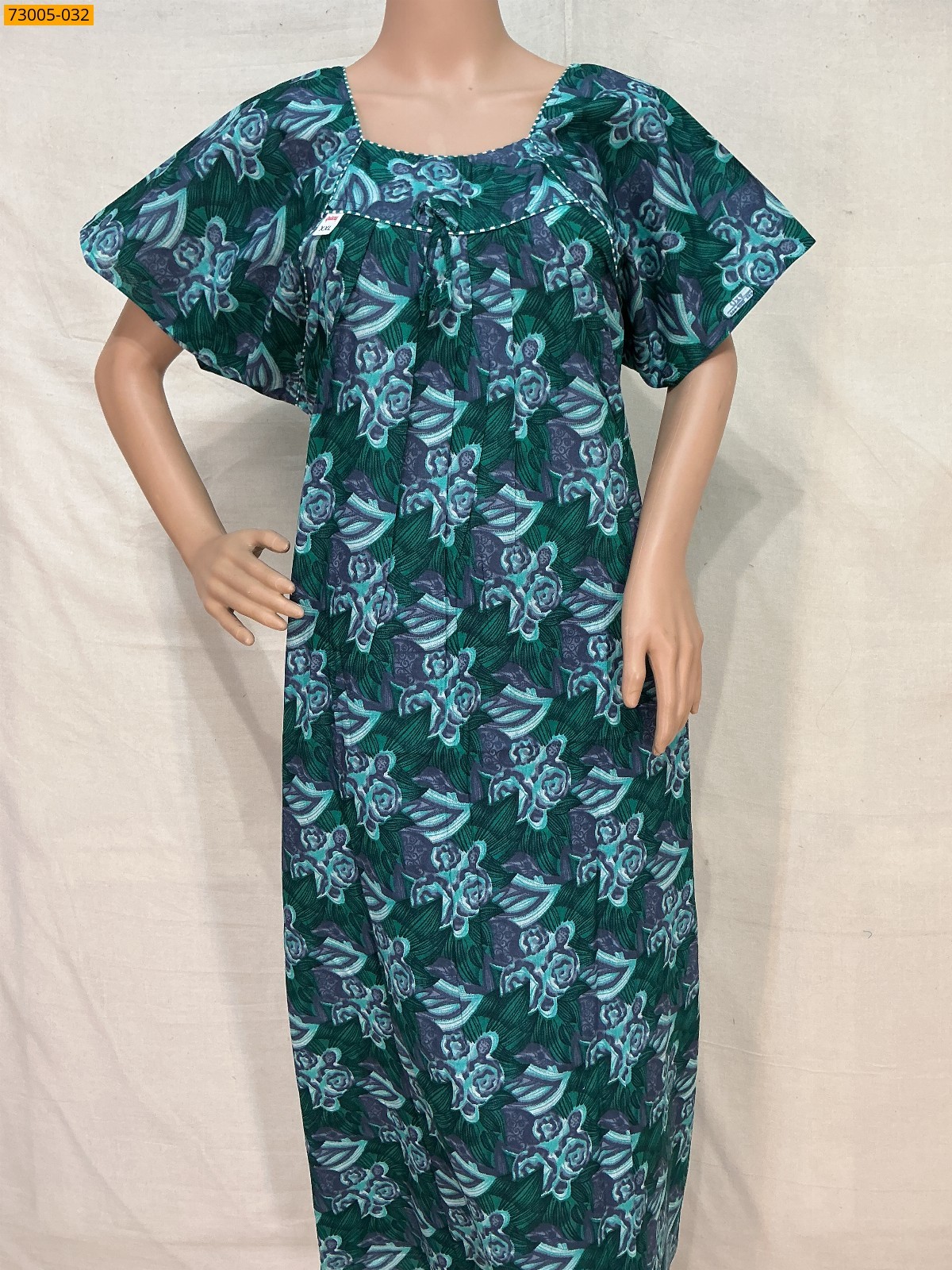 Multi Color Cotton Printed Galaxy Nighty