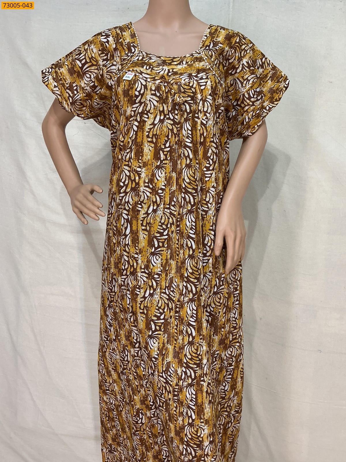 Multi Color Cotton Printed Galaxy Nighty