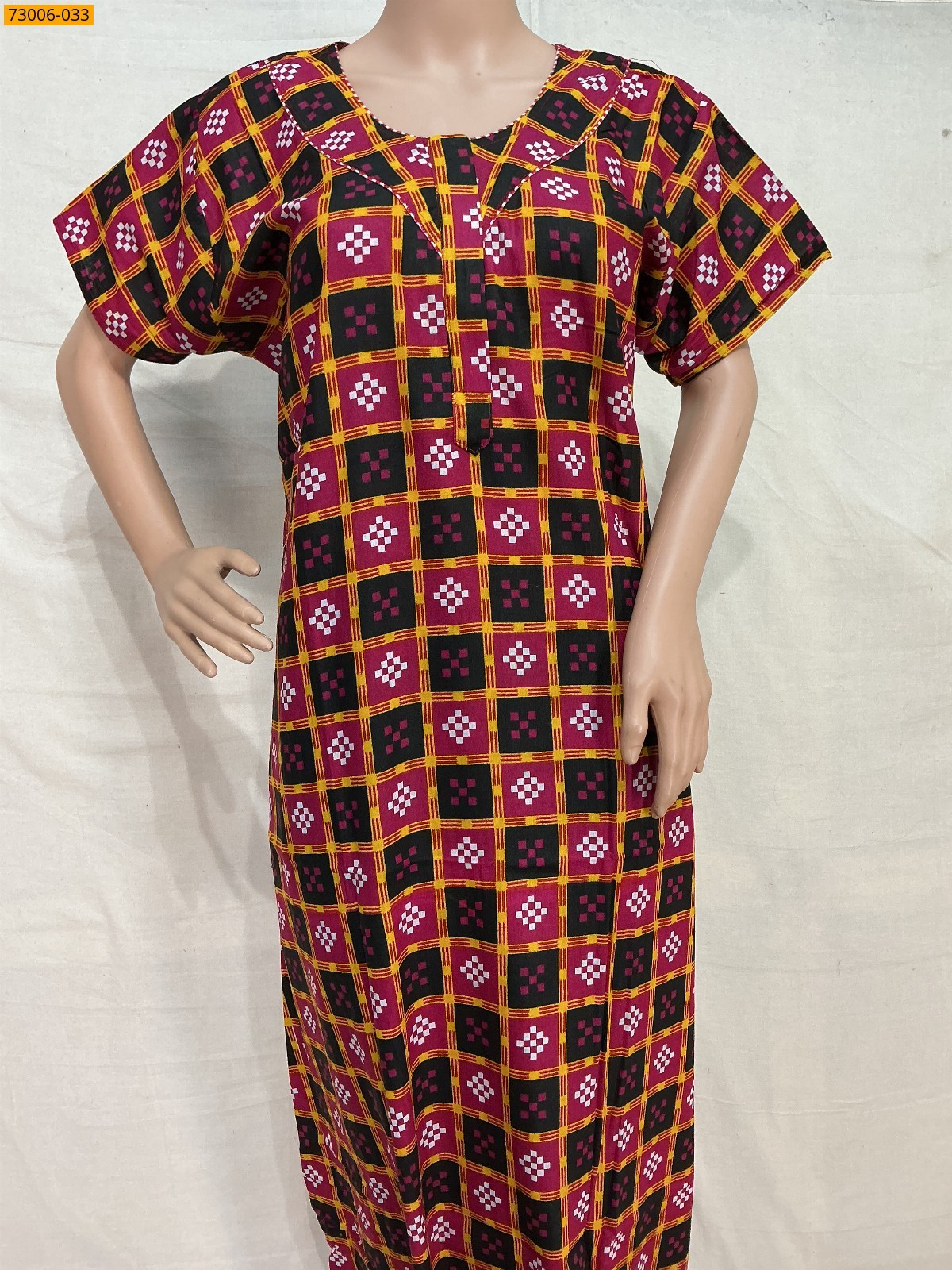 Multi color Cotton Printed Galaxy Nighty