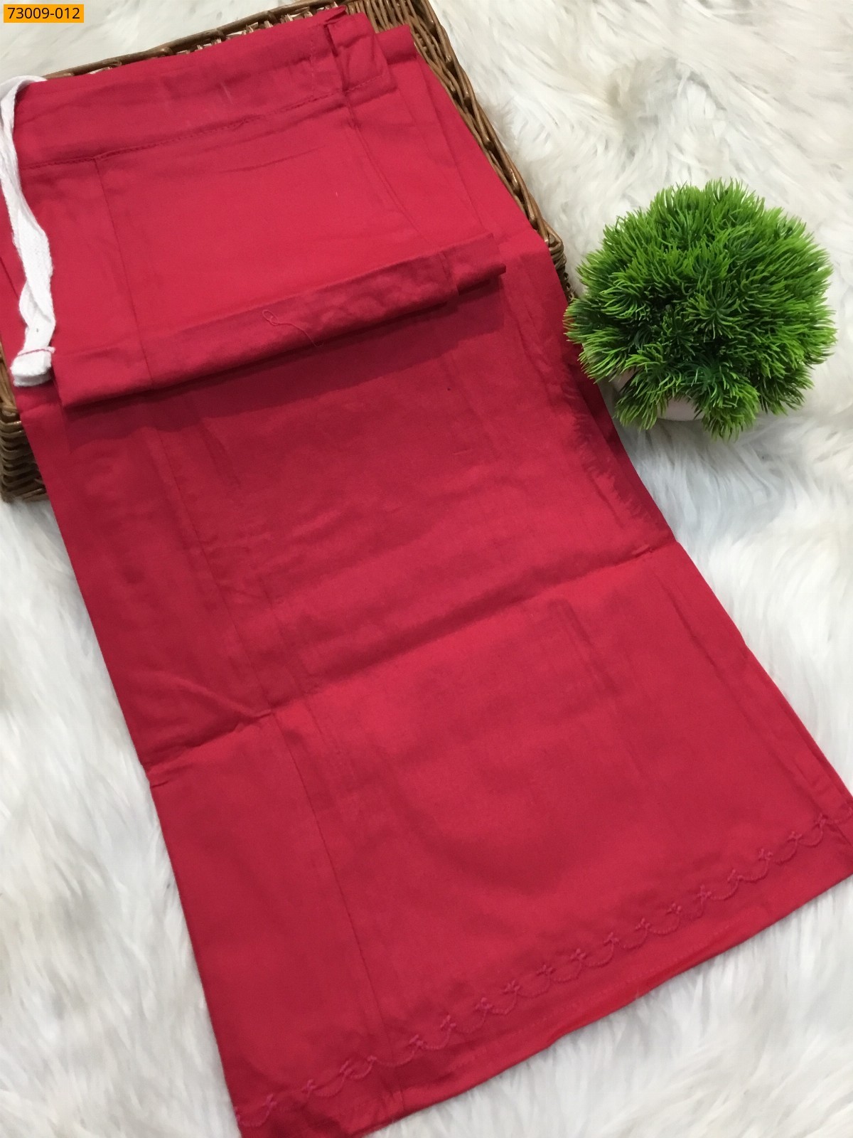 Pink Hansa cotton inskirt- 8 part