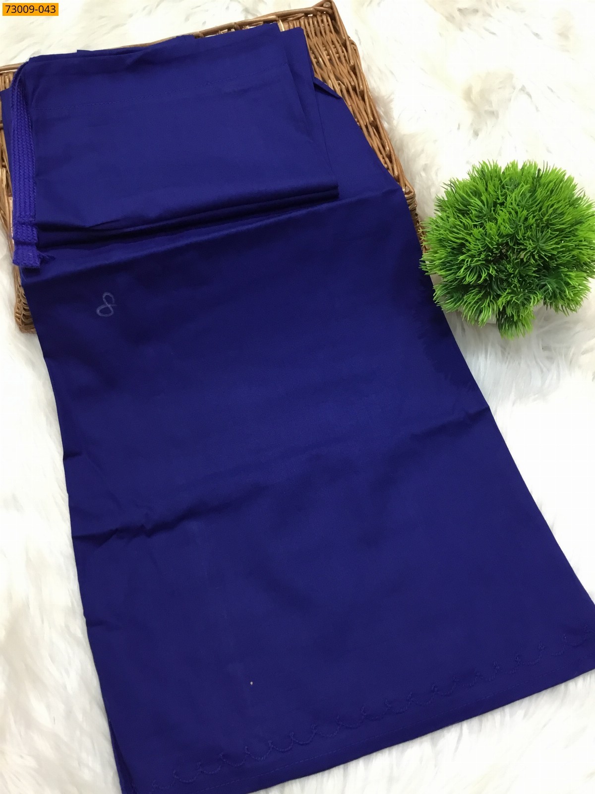 Navy Blue Hansa cotton inskirt- 8 part