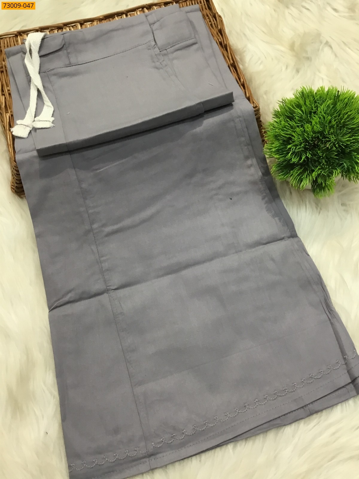 Gray Hansa cotton inskirt- 8 part