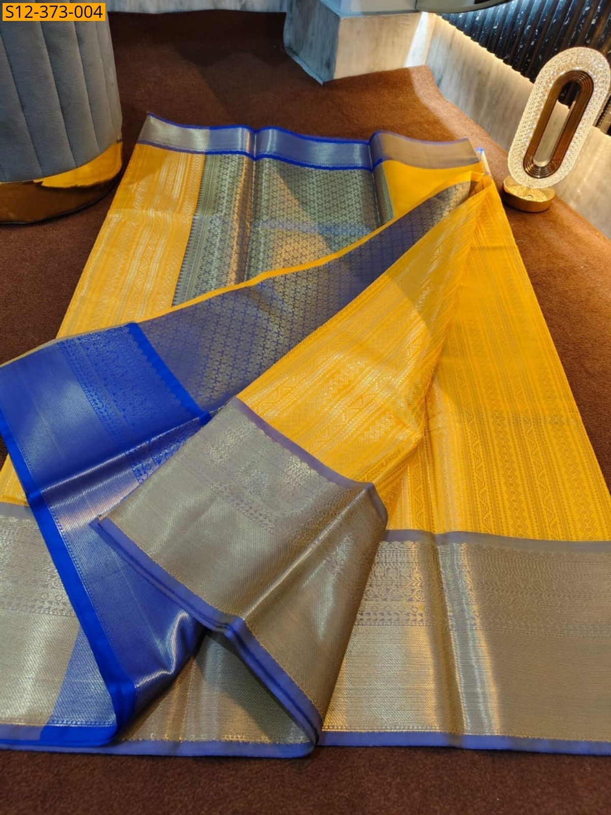 Fancy Banarsi semi kataan soft silk Saree