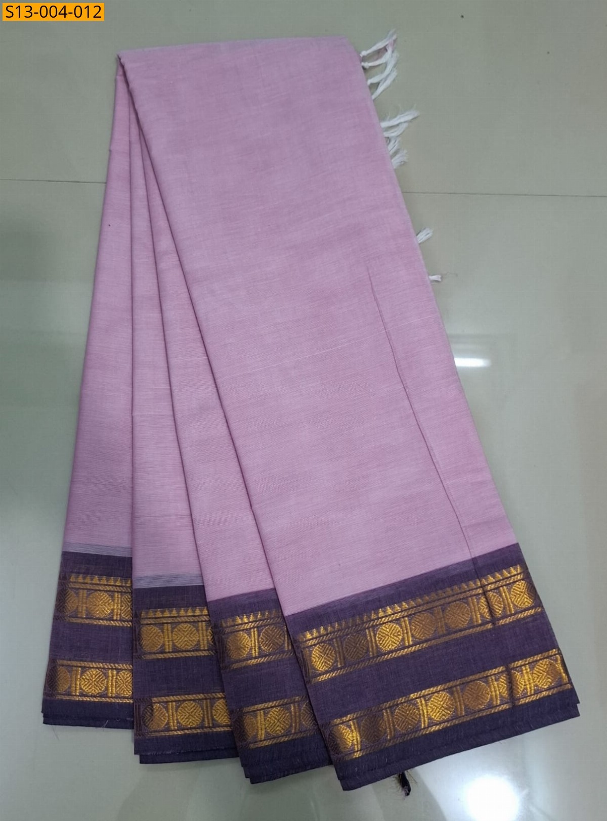 Pink Fancy Chettinad Cotton Saree
