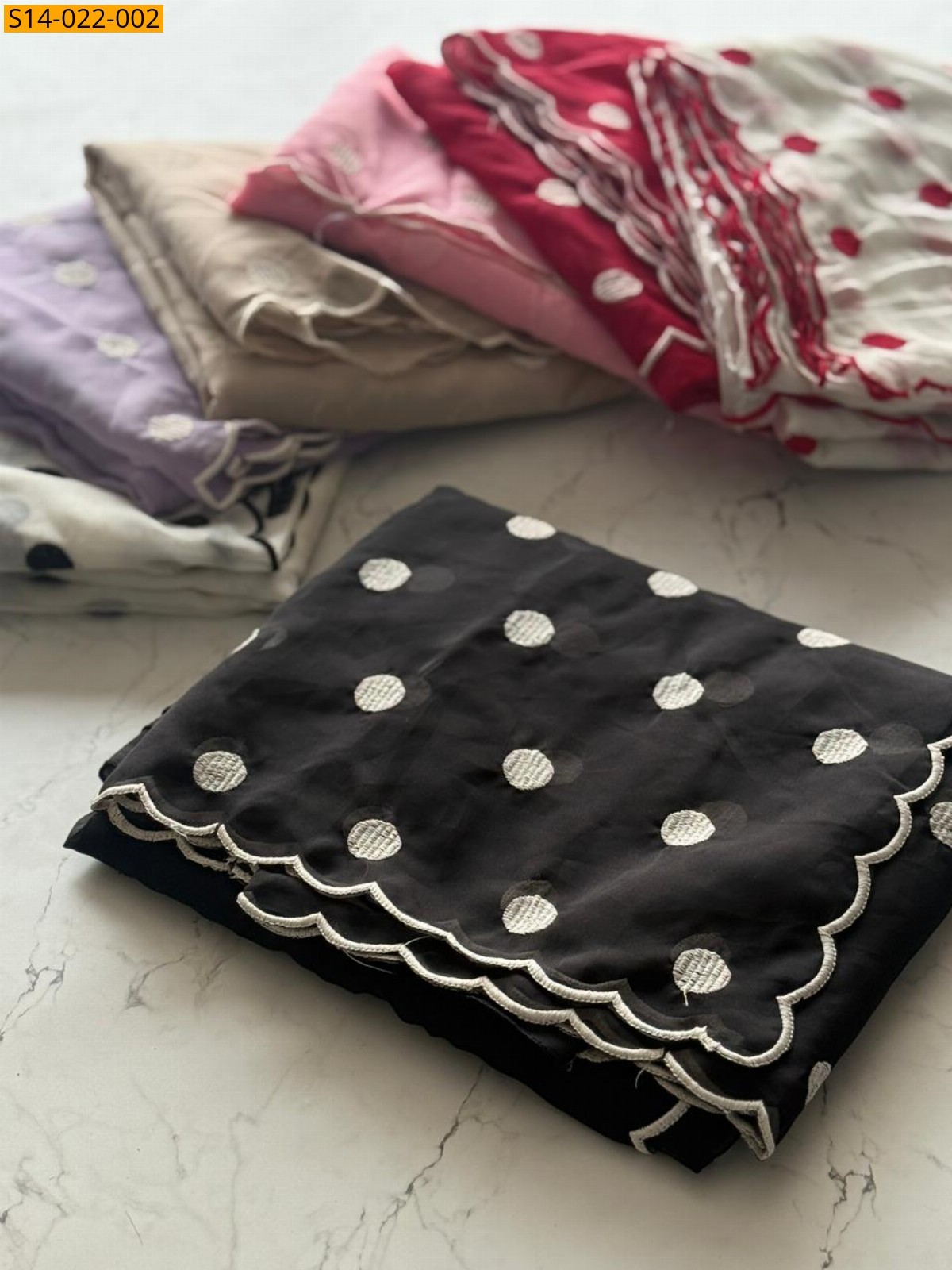 Black Fancy tebby organza saree