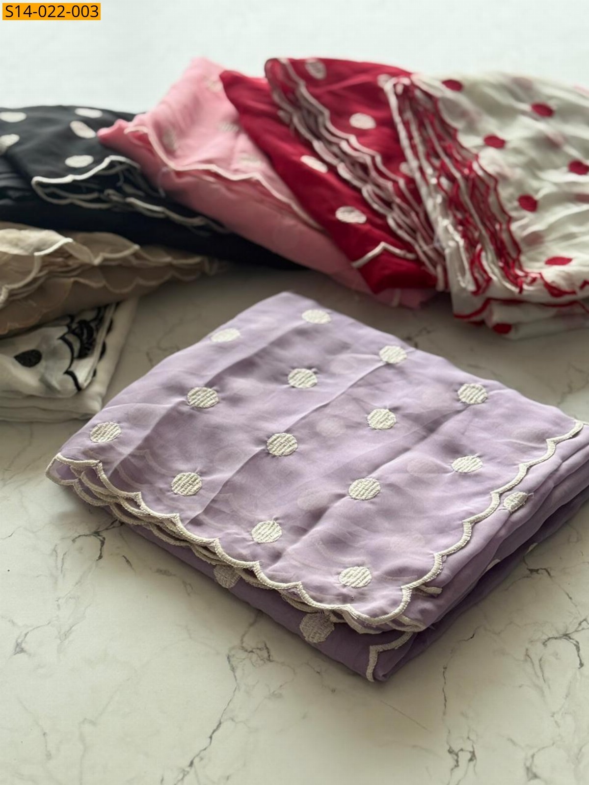 Lavender Fancy tebby organza saree