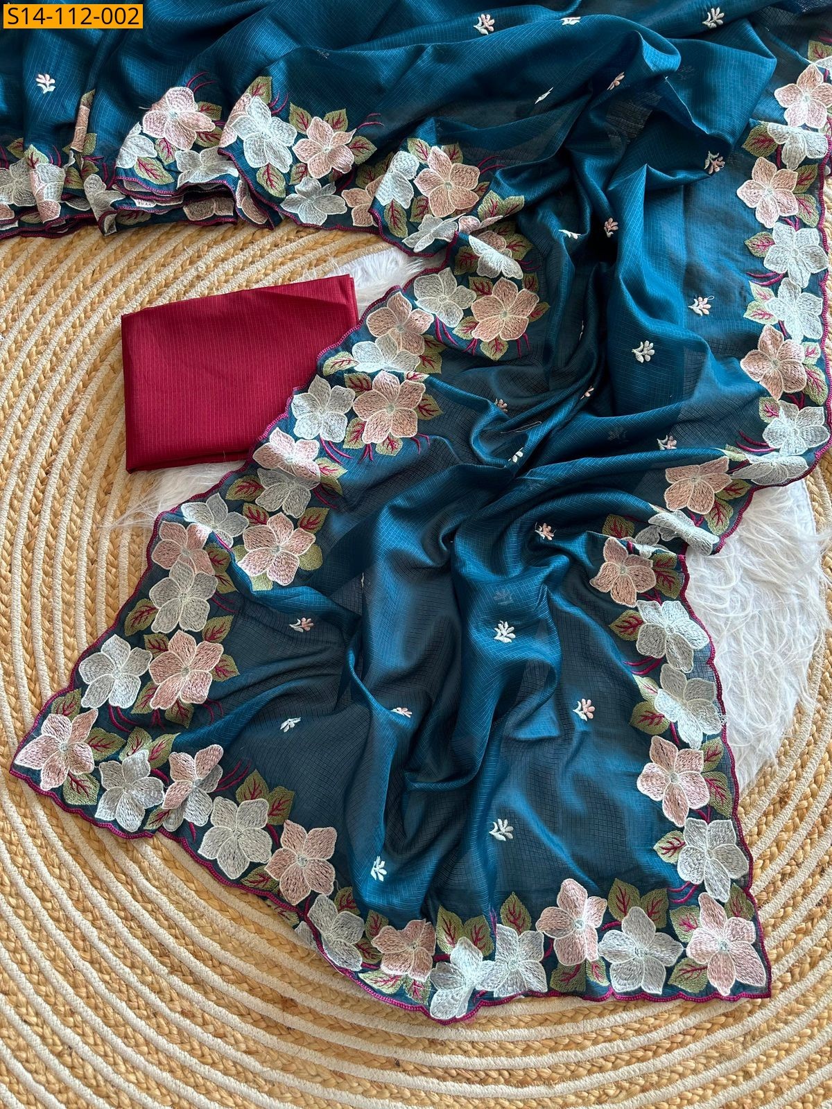 Navy Blue Fancy Soft Kota doriya Sarees