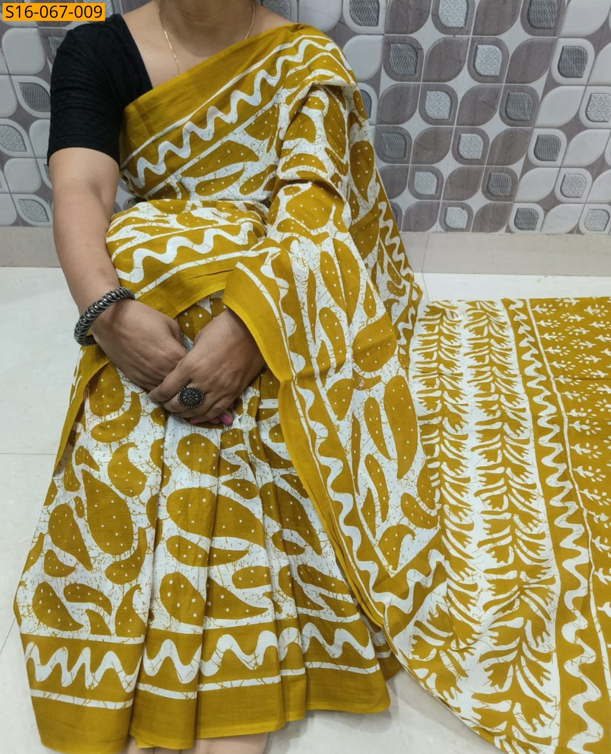White Fancy Cotton Mul Mul Sarees